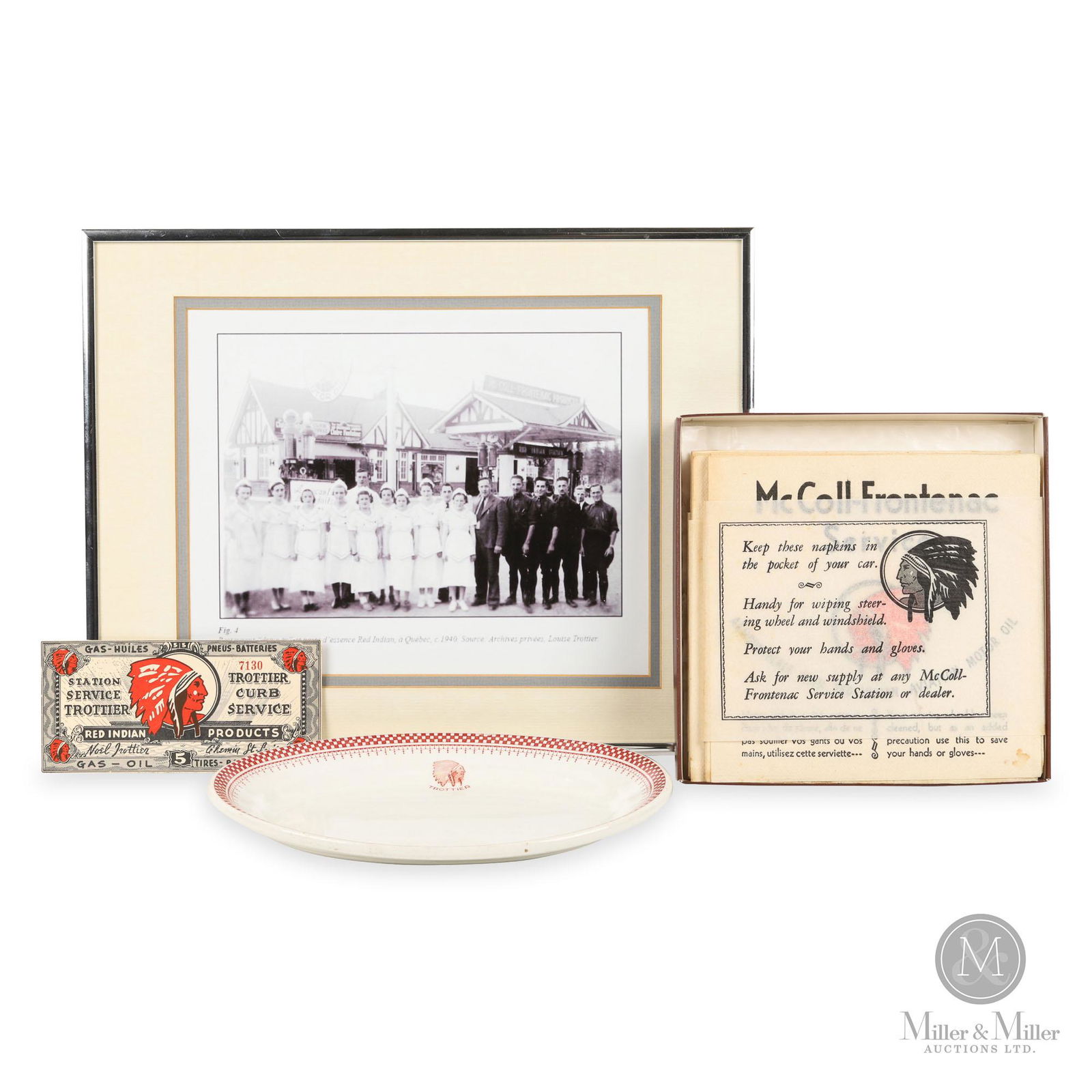 Trottier Red Indian Restaurant and Gas Station Ephemera (1 of 12)