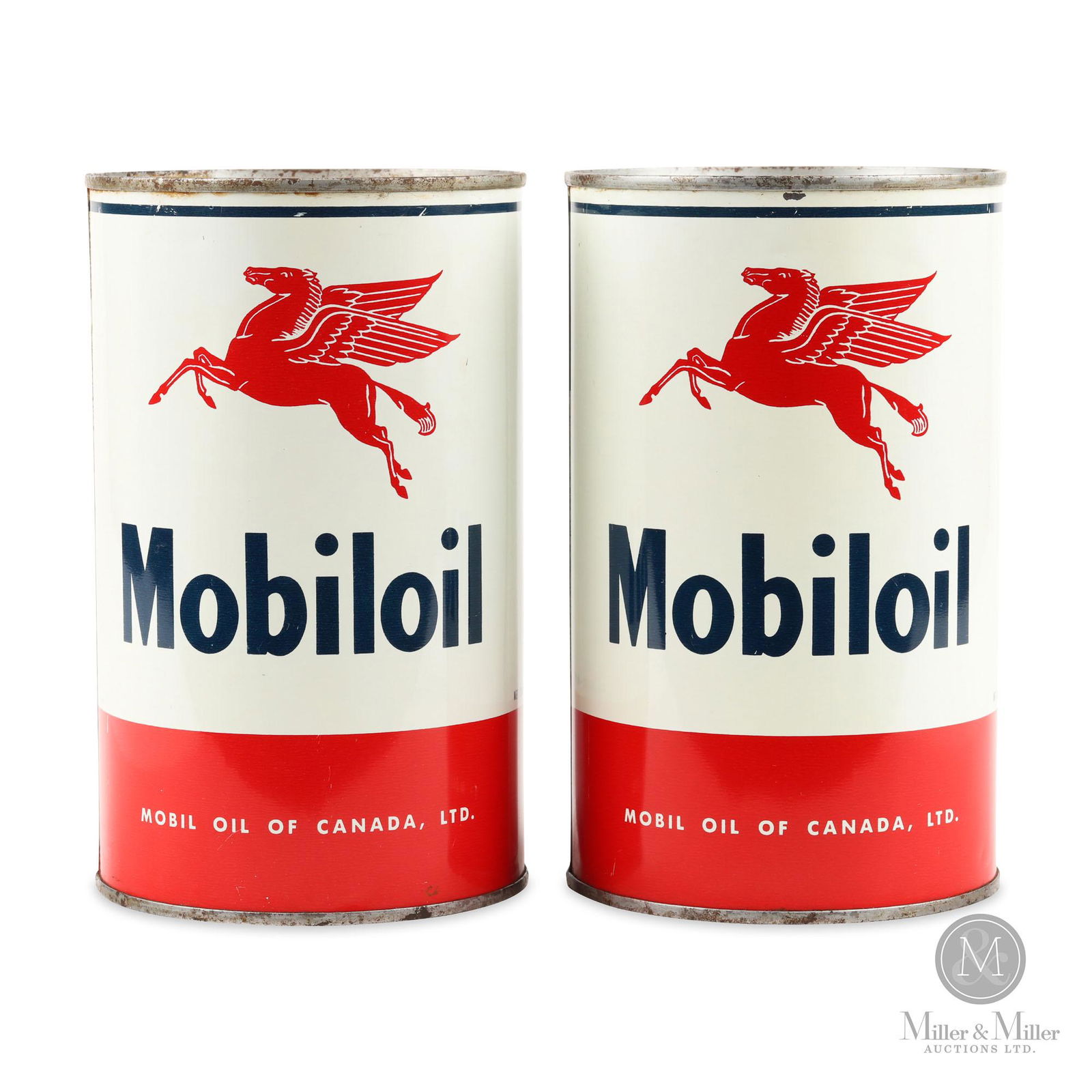 Mobiloil Motor Oil Quart Tins (1 of 6)