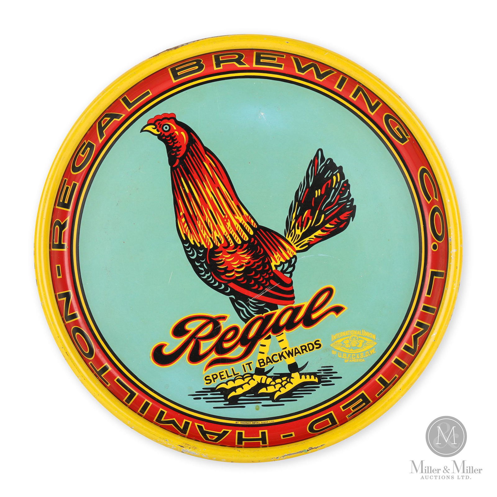 Regal Brewery Lager Beer Tray (1 of 9)