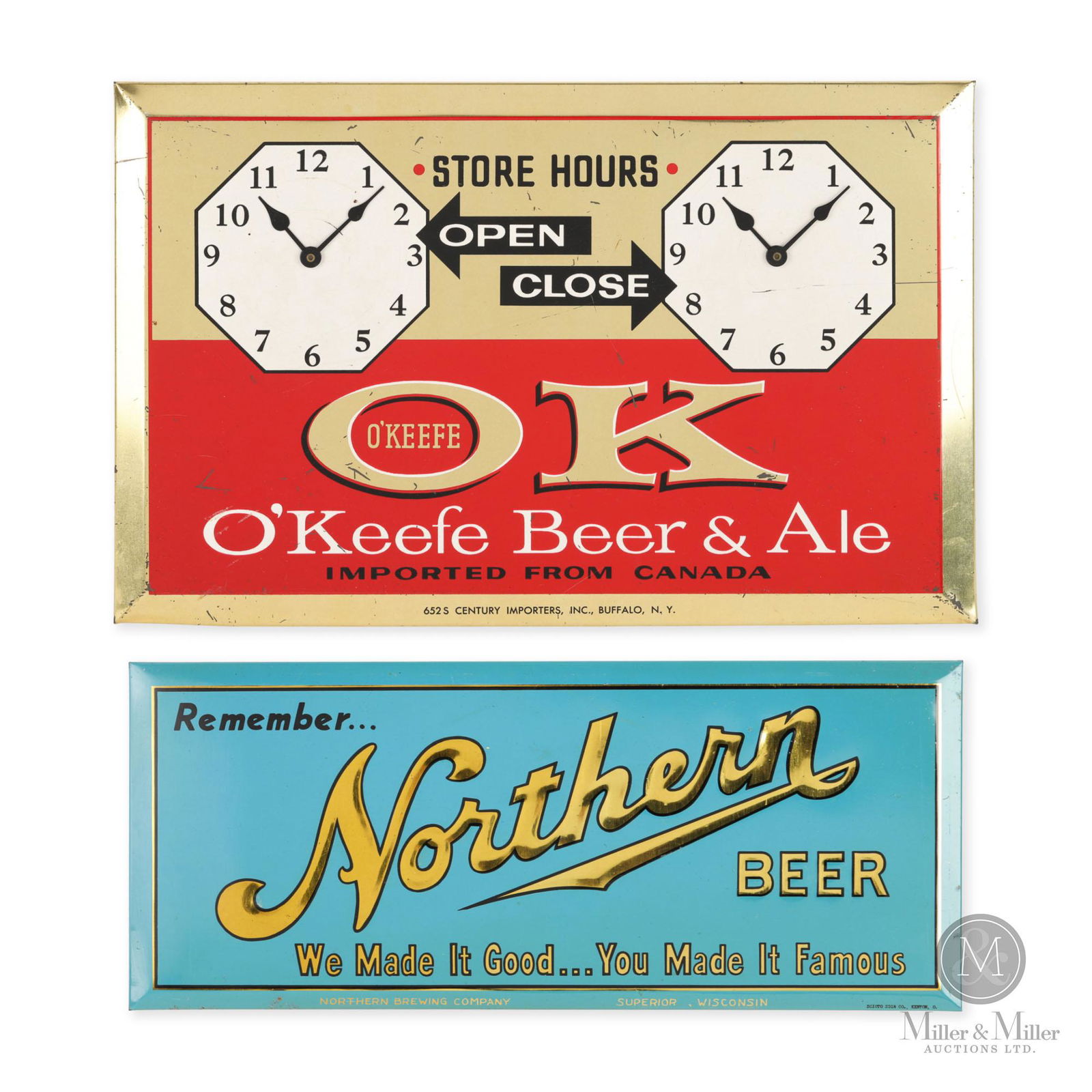 Northern And O'Keefe's Beer Signs (1 of 13)