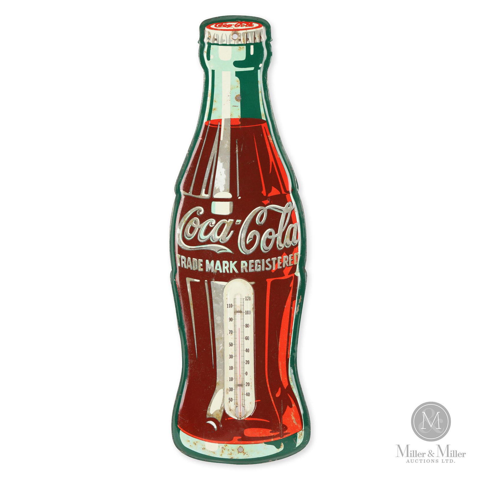 Coca-Cola Die Cut Bottle Thermometer (1 of 7)
