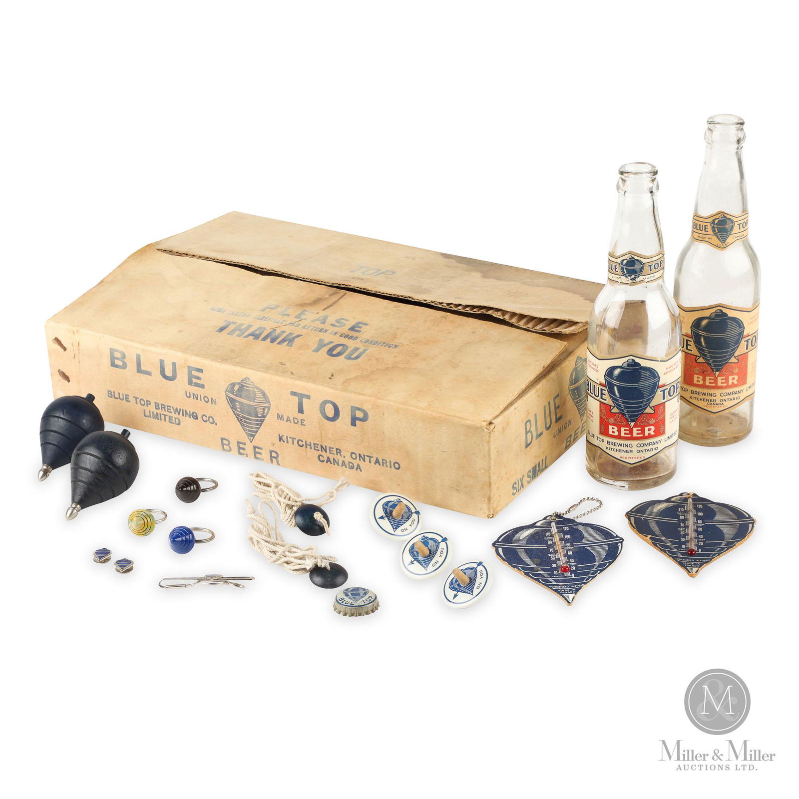 Blue Tops Bottles and Ephemera (1 of 10)