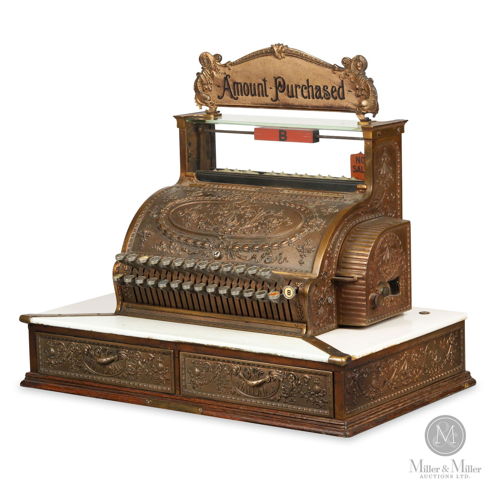 National Model 359-2-2 Double Drawer Cash Register (1 of 9)