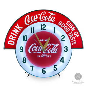 Coca-Cola Marquee Cleveland Clock