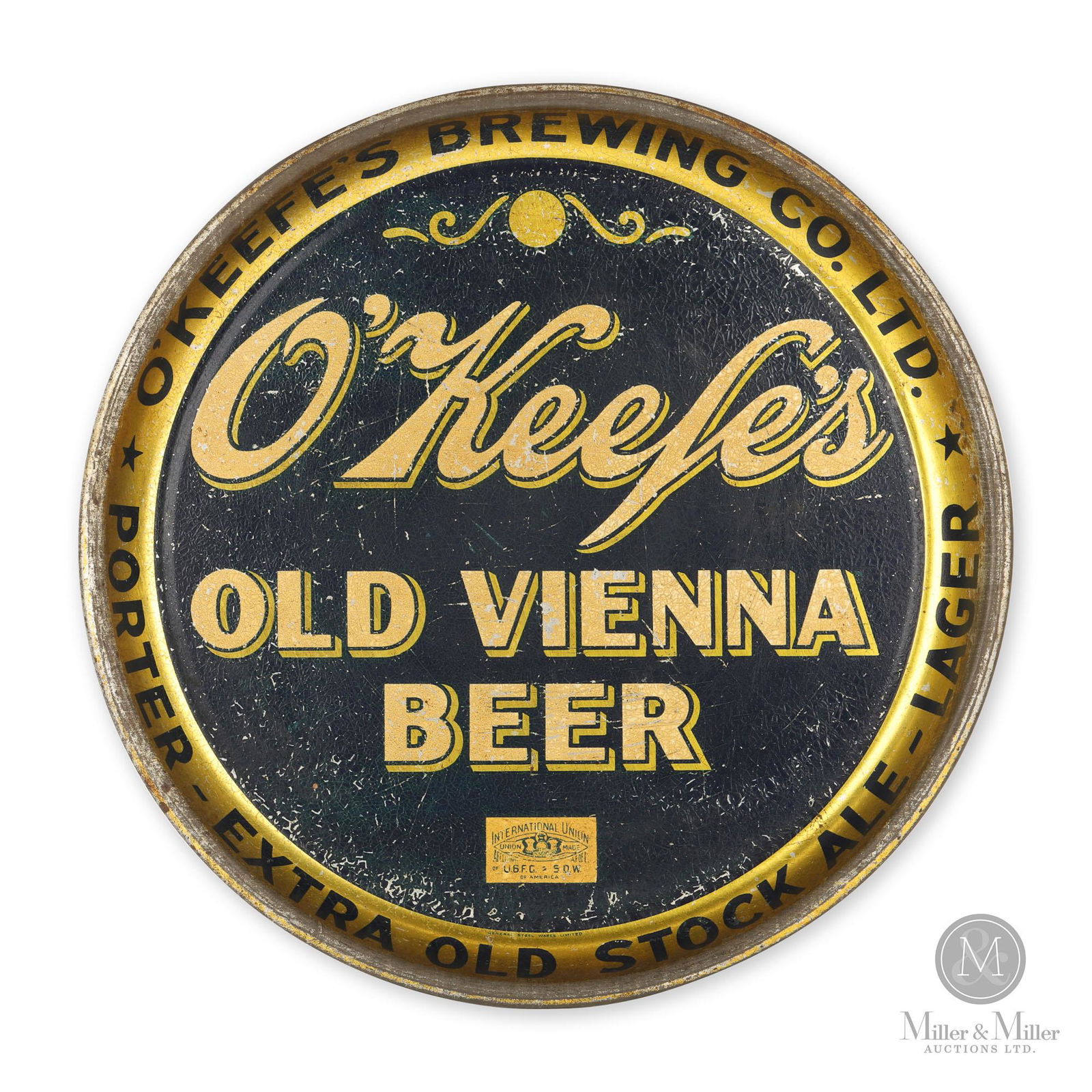 O'Keefe's Old Vienna Beer Tray (1 of 9)
