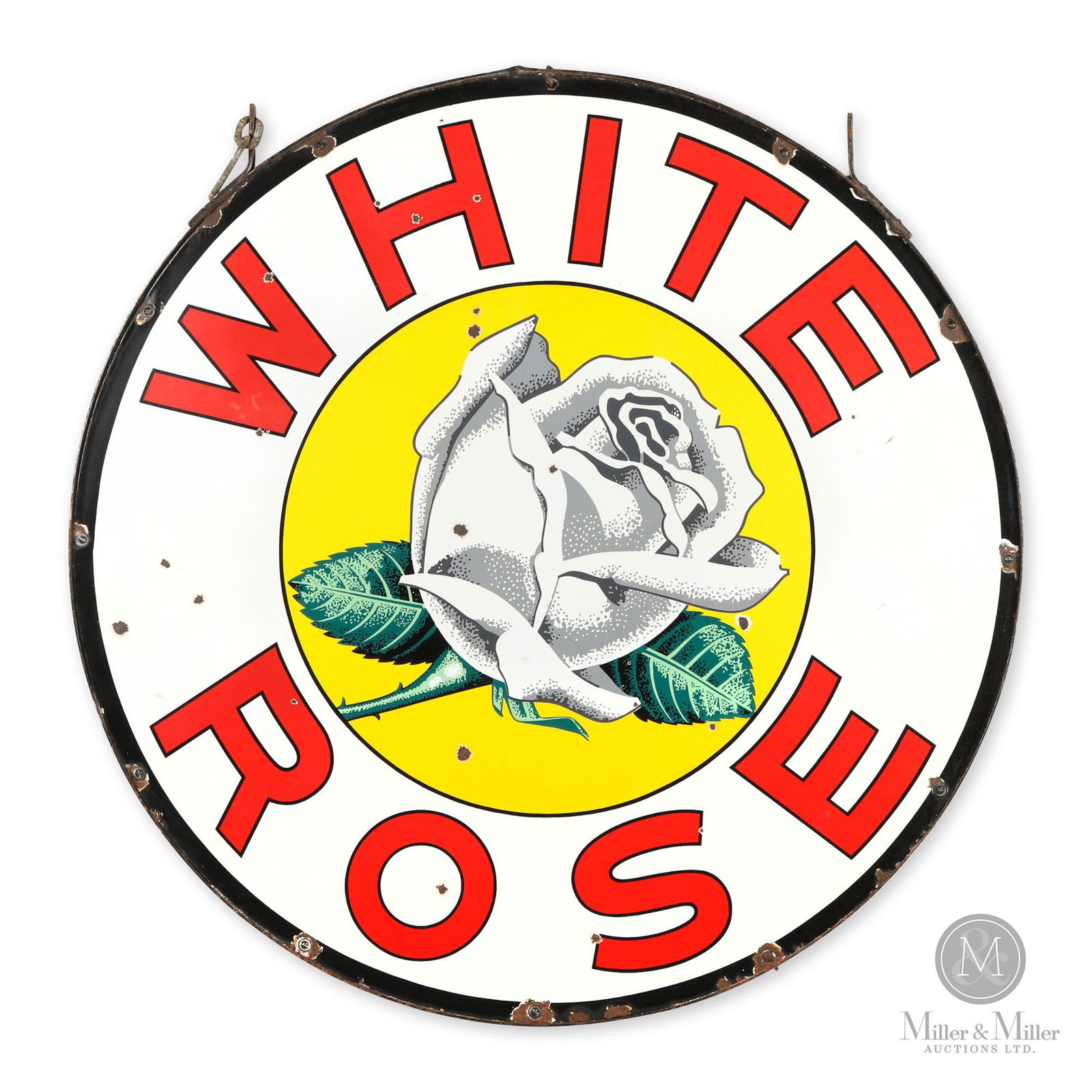 White Rose 4' Service Station Sign (1 of 11)