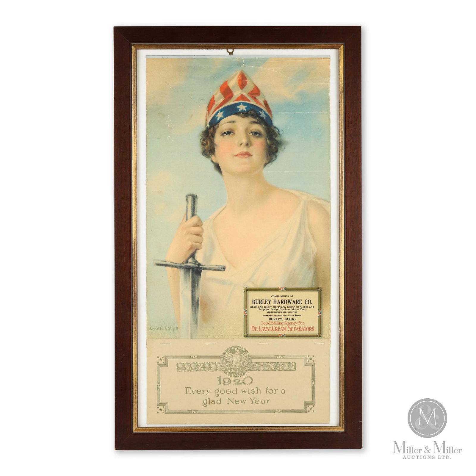 Burley Hardware Co. De Laval Cream Separators 1920 Calendar (1 of 5)