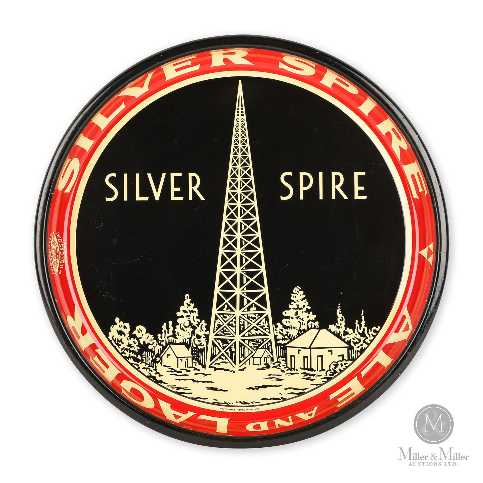 Taylor & Bate Silver Spire Ale Beer Tray (1 of 9)
