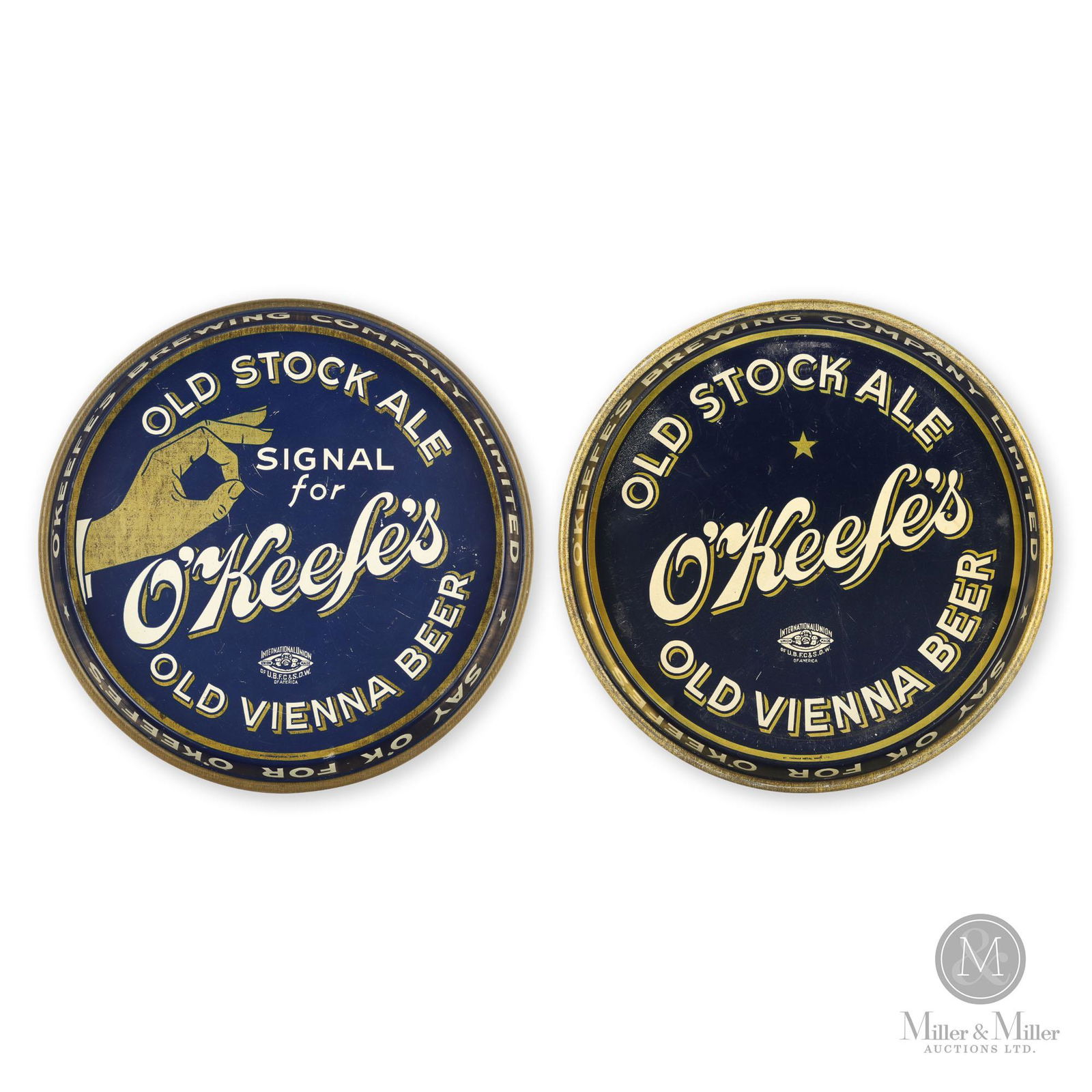 O'Keefe's Old Stock Ale Beer Trays (1 of 14)