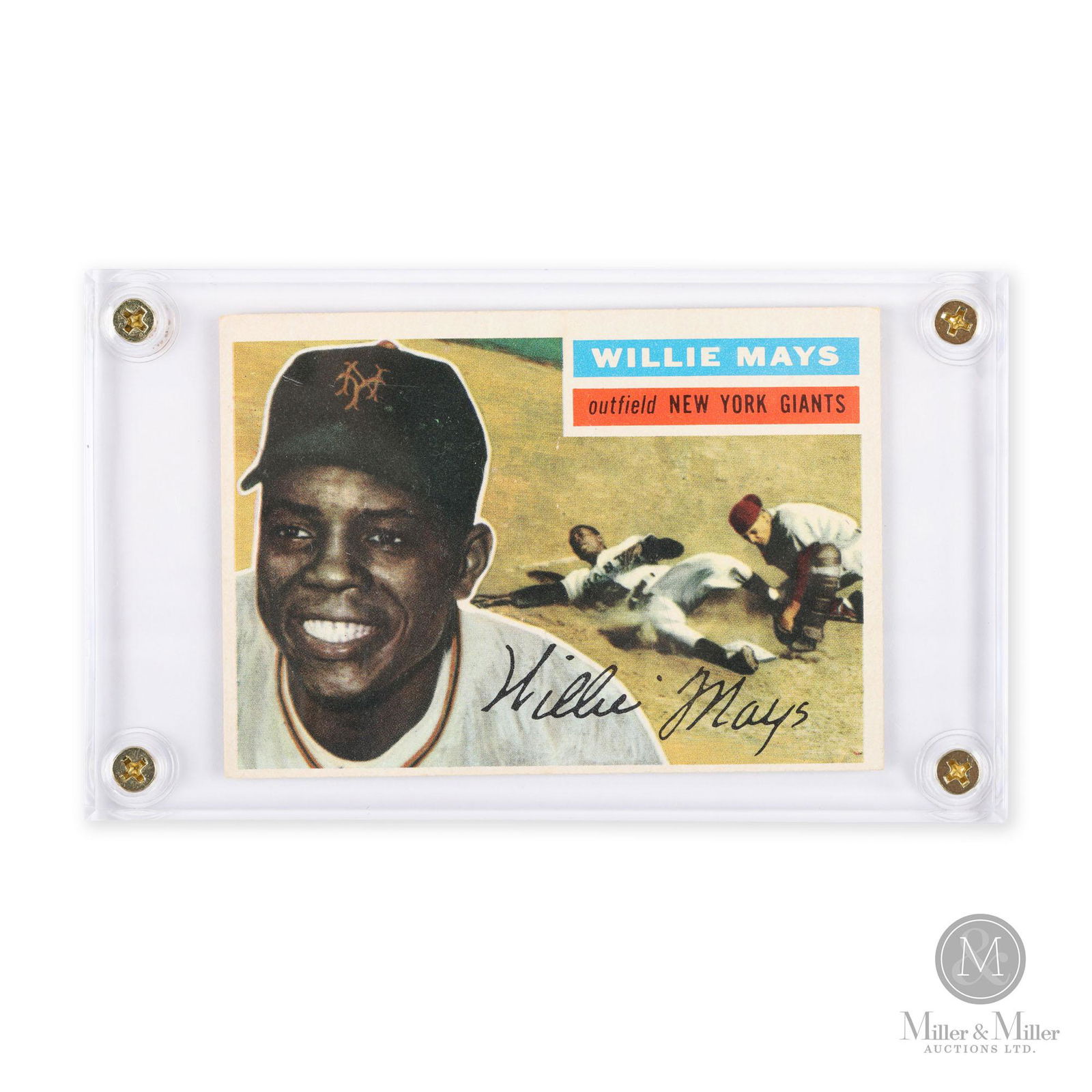 1956 Topps #130 Willie Mays Baseball Card (1 of 3)