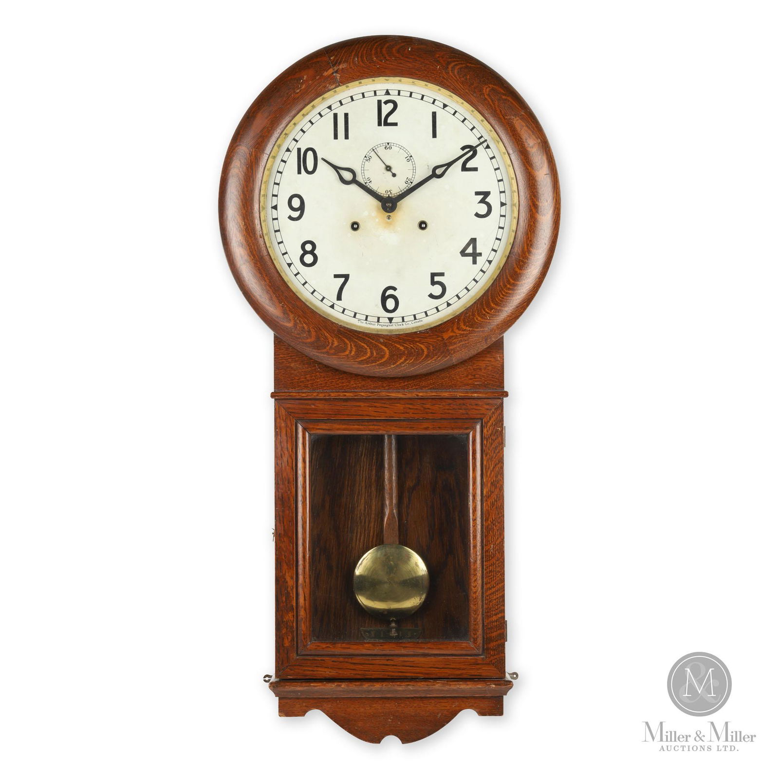 Pequegnat Moncton Office Clock (0156) on Jan 21, 2023 Miller