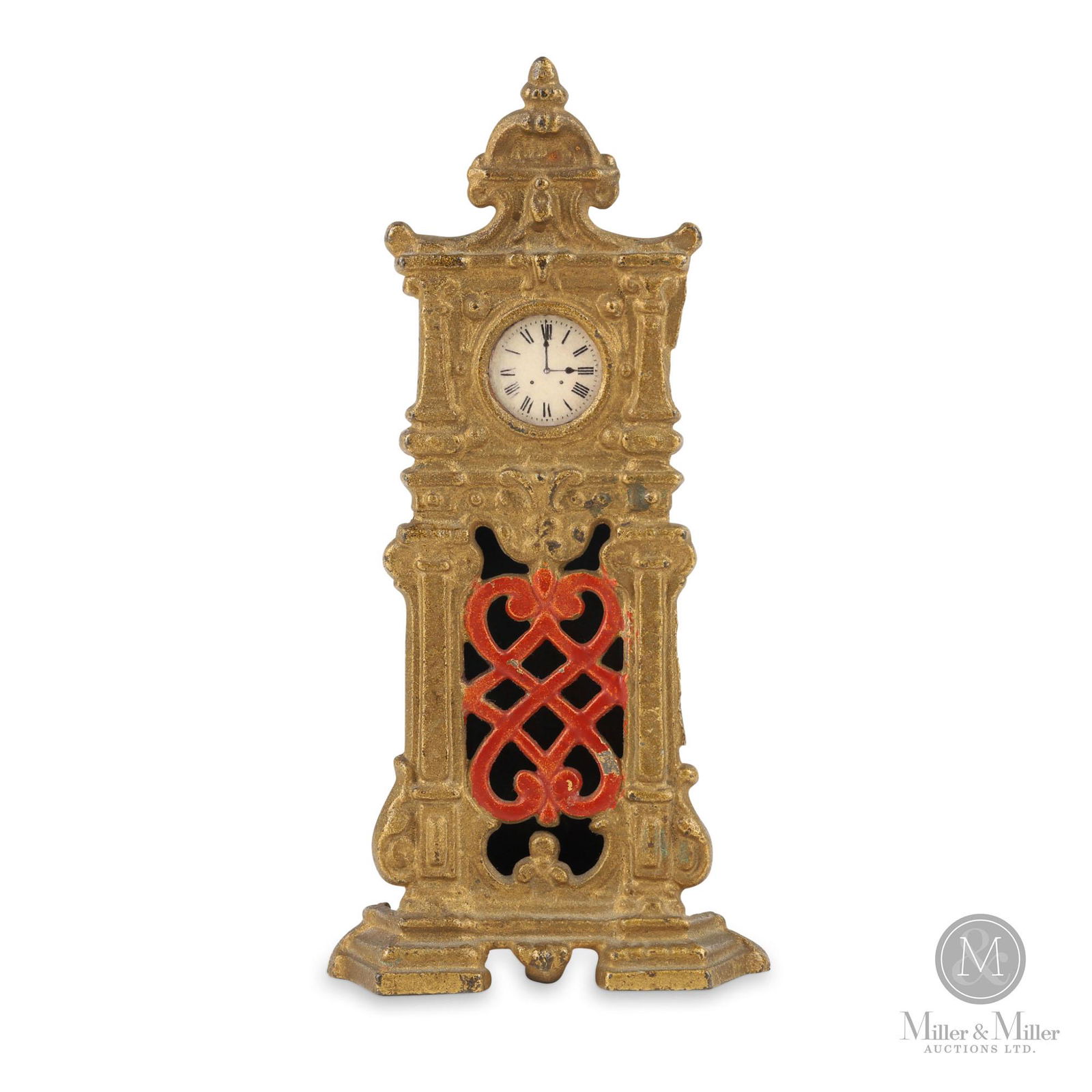 Hubley Ornate Hall Clock Bank (1 of 6)