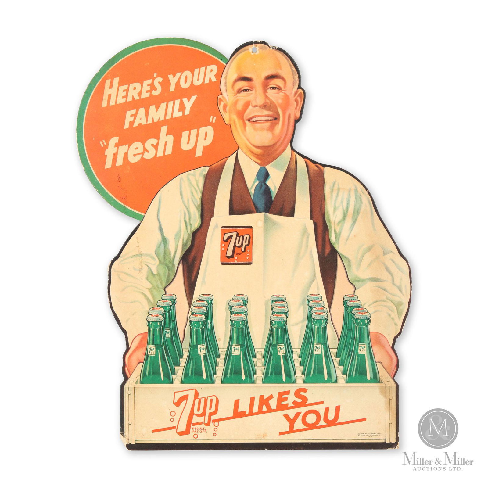 Seven-Up "Here's Your Family" Store Display (1 of 6)