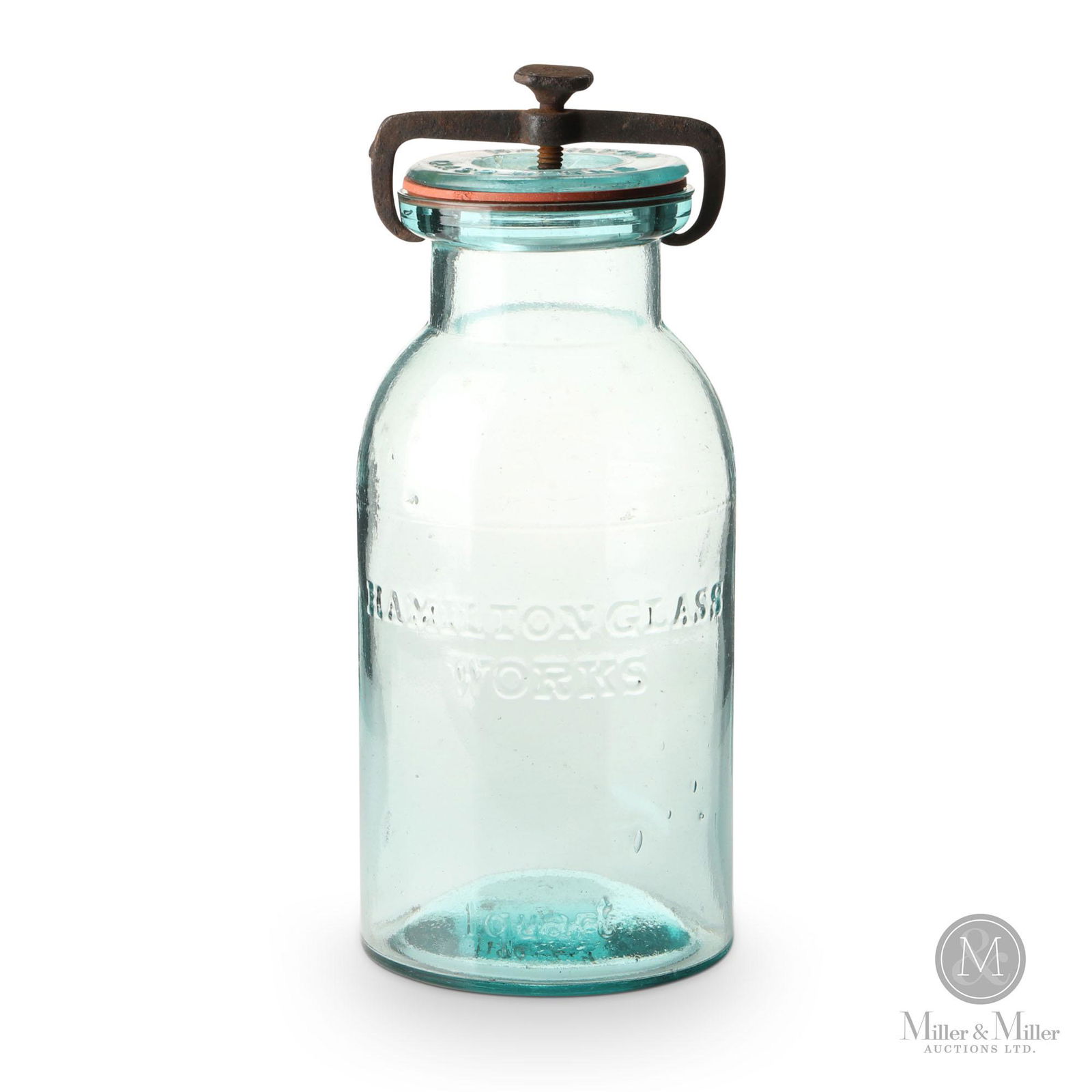 Hamilton Glass Works Quart Fruit Jar (1 of 9)