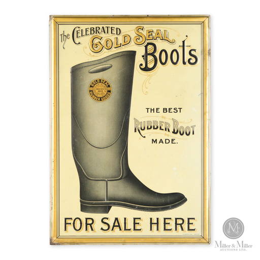 Lambertville Snag-Proof Boots Calendar • Antique Advertising