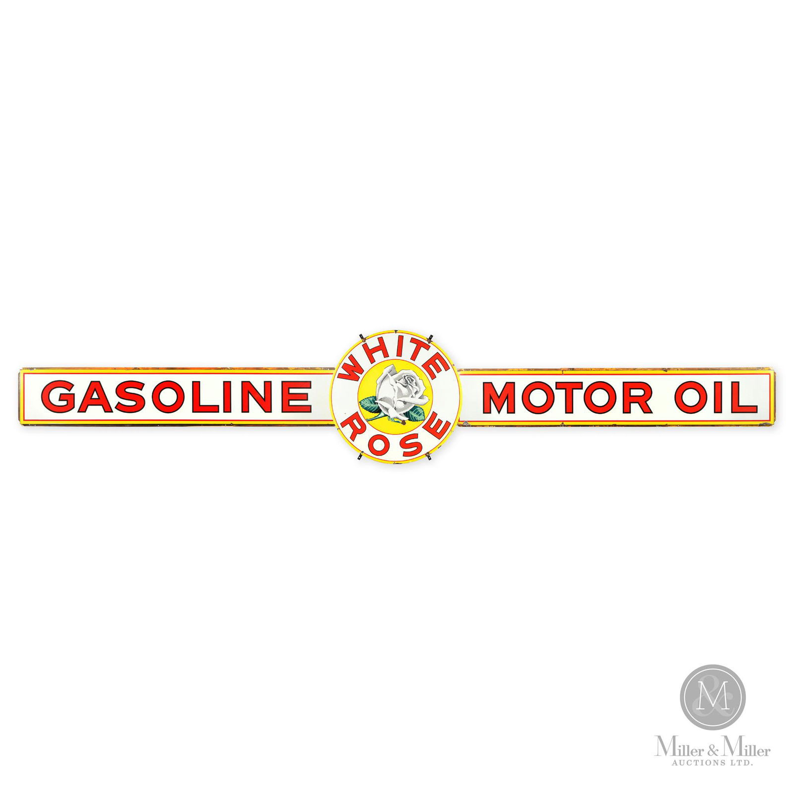 White Rose Gasoline 3-Piece Banner Sign (1 of 10)