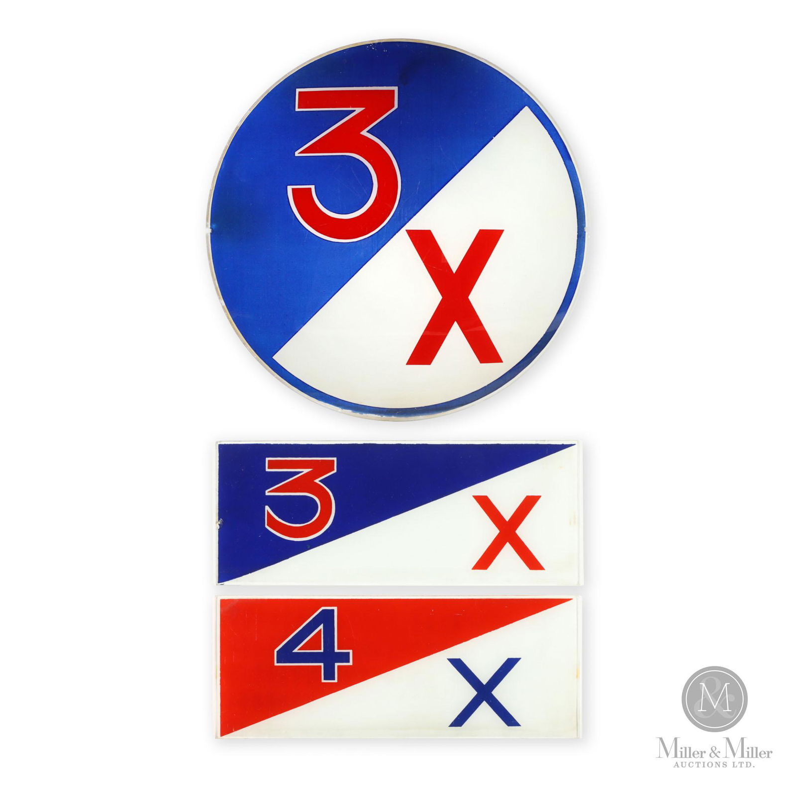 3X & 4X Gasoline Pump Globe Lens & Ad Glass (1 of 7)