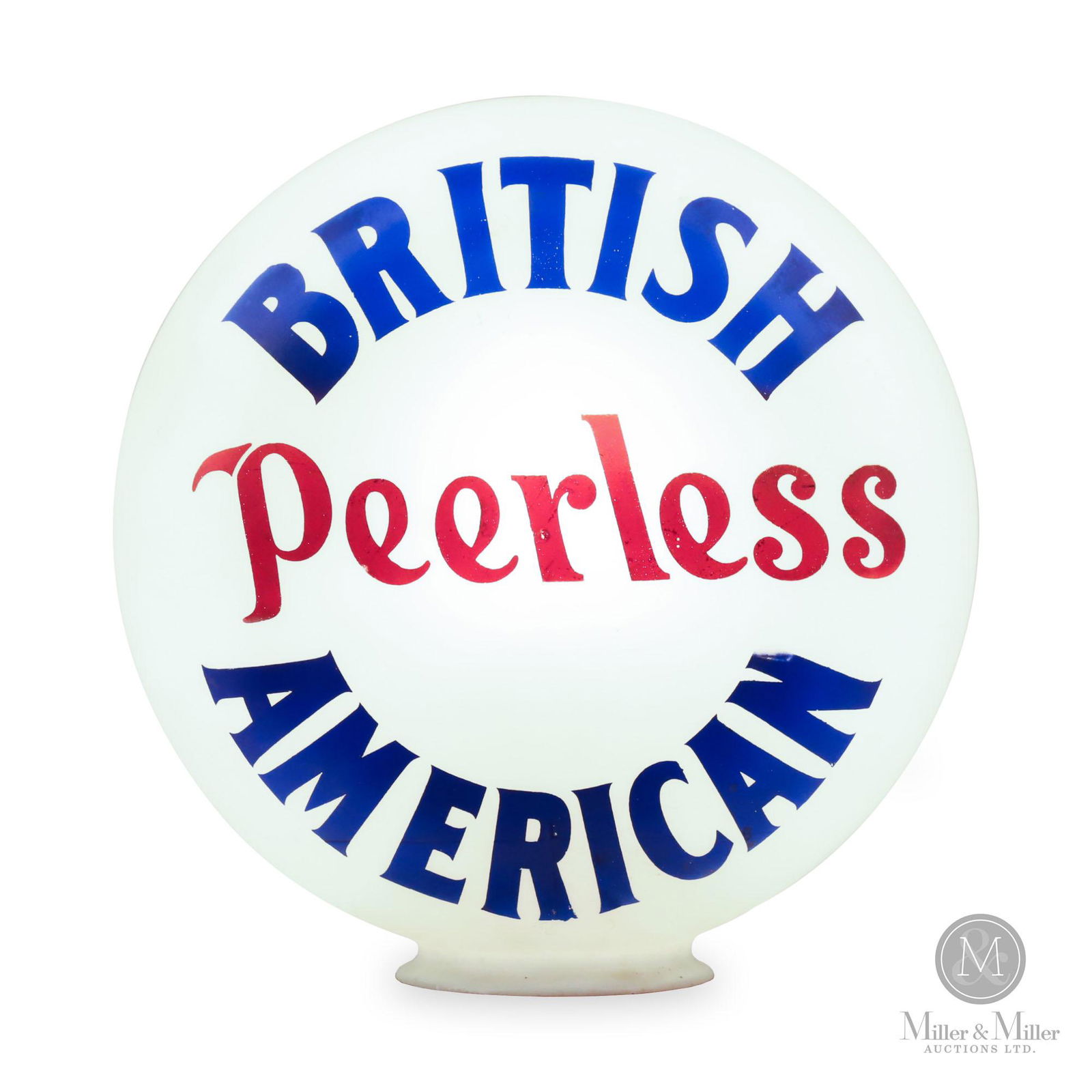 British American Peerless Gasoline Pump Globe (1 of 9)