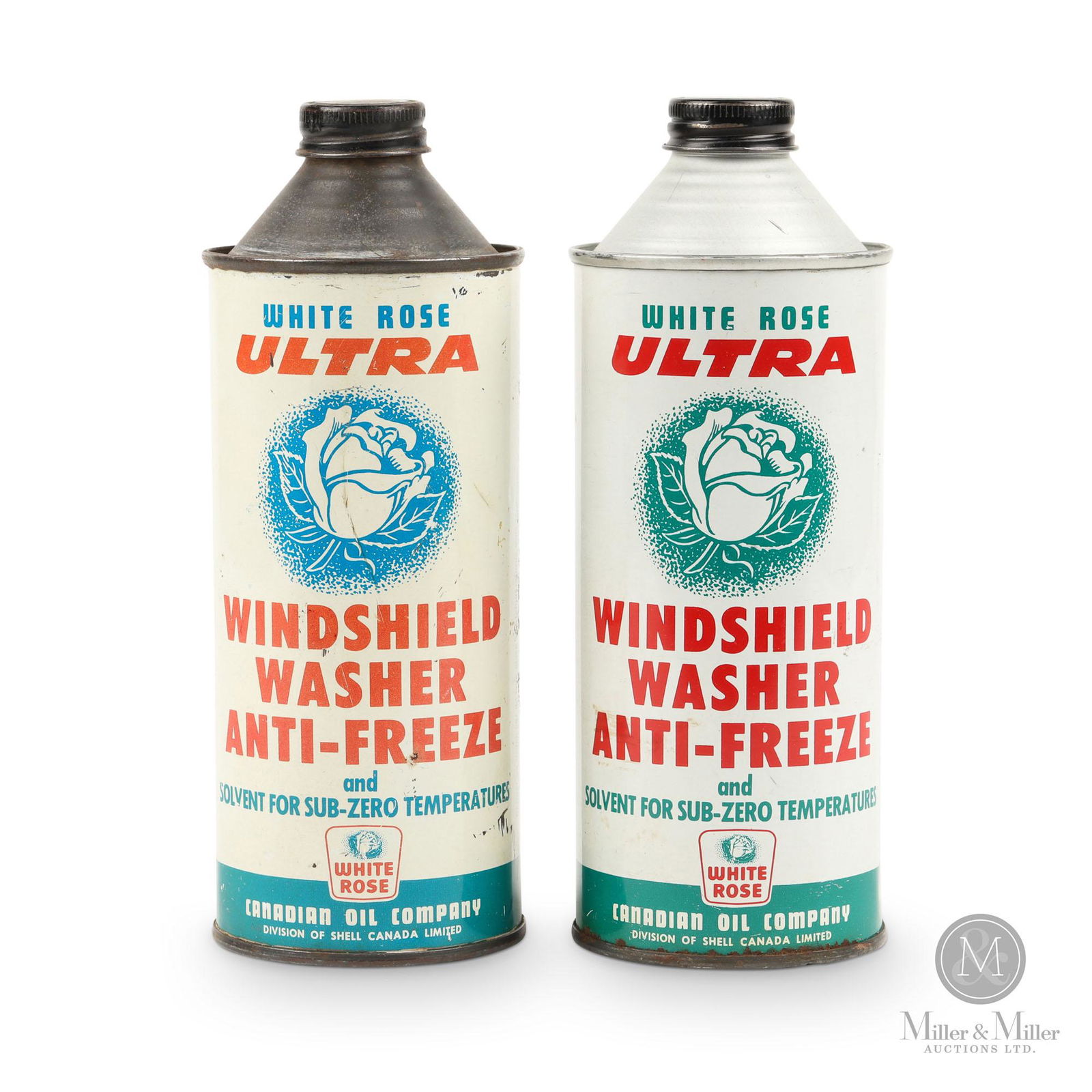 White Rose Windshield Washer Antifreeze 16 oz Tins (1 of 7)