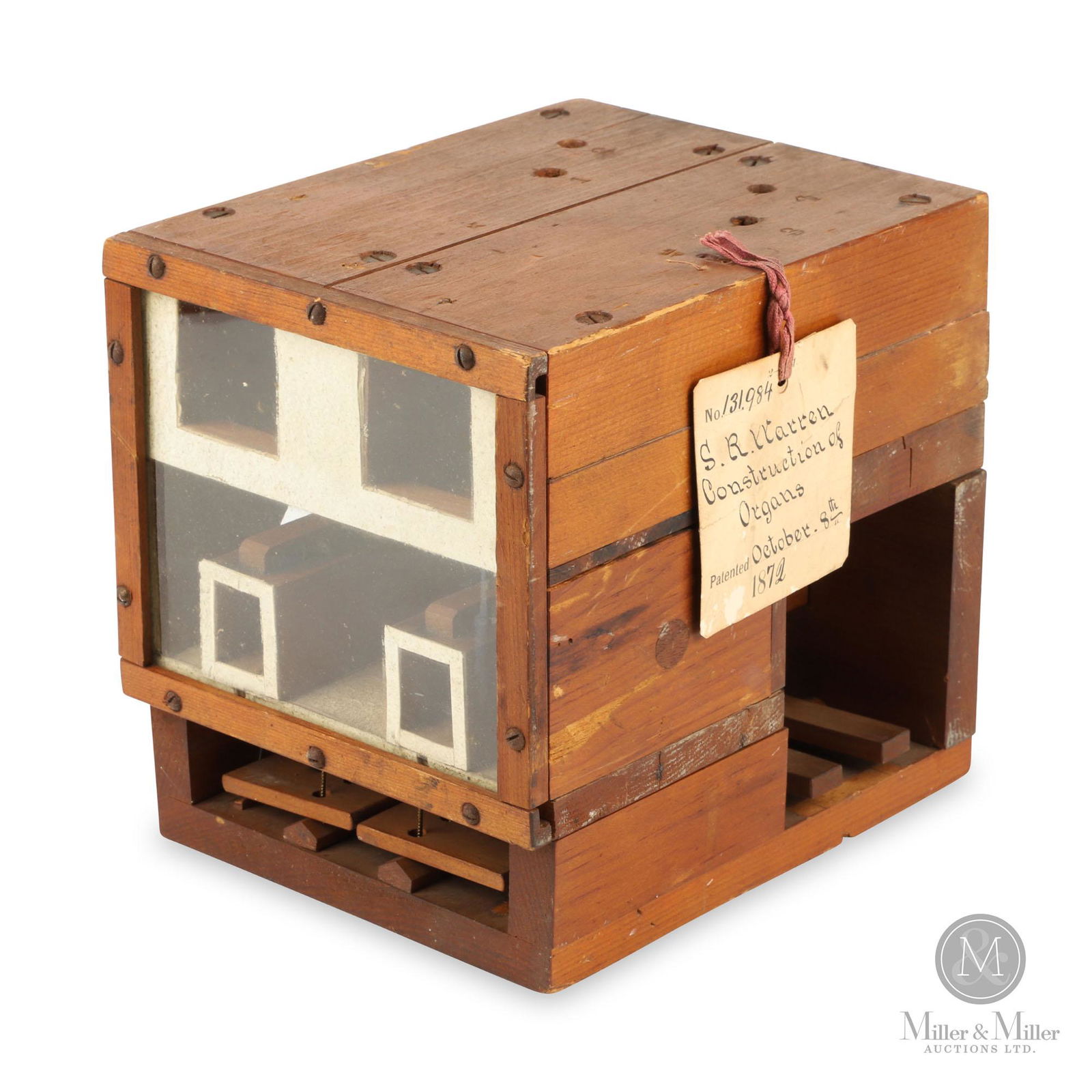 S.R. Warren's Organ Workings Patent Model (1 of 8)