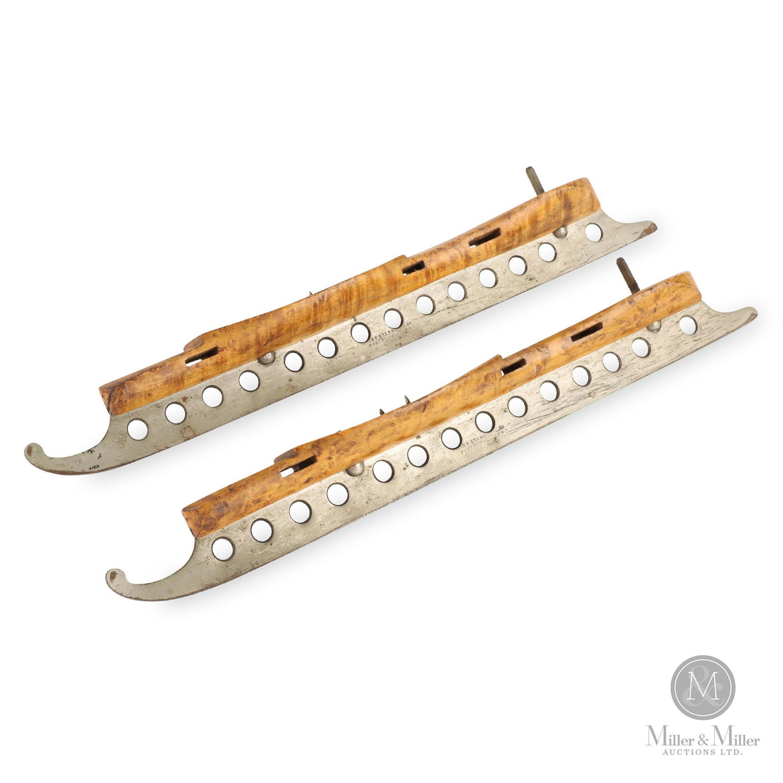 Starr Mfg Co., Halifax Figured Maple Ice Skates (1 of 7)