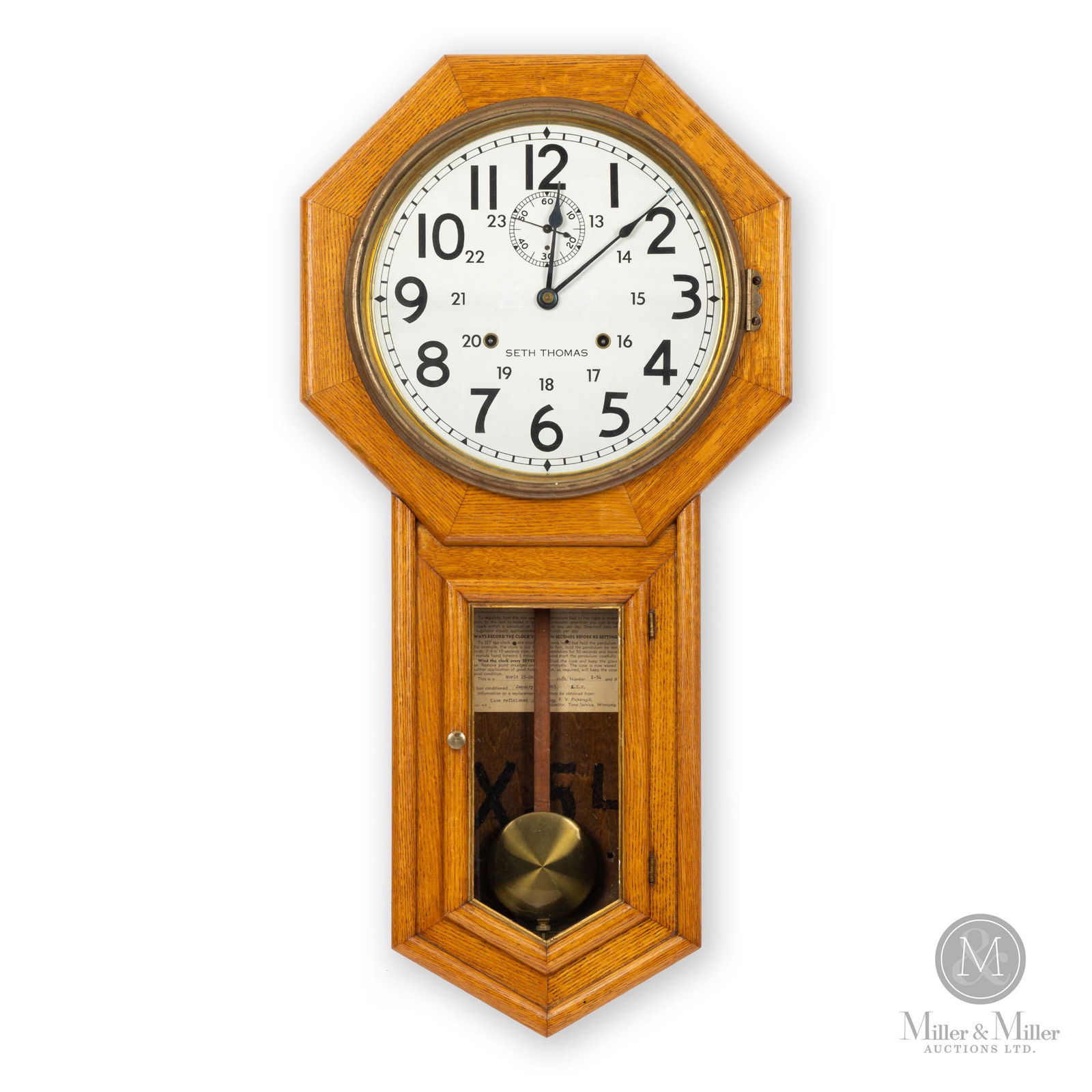 Seth Thomas World Cpr Station Wall Clock