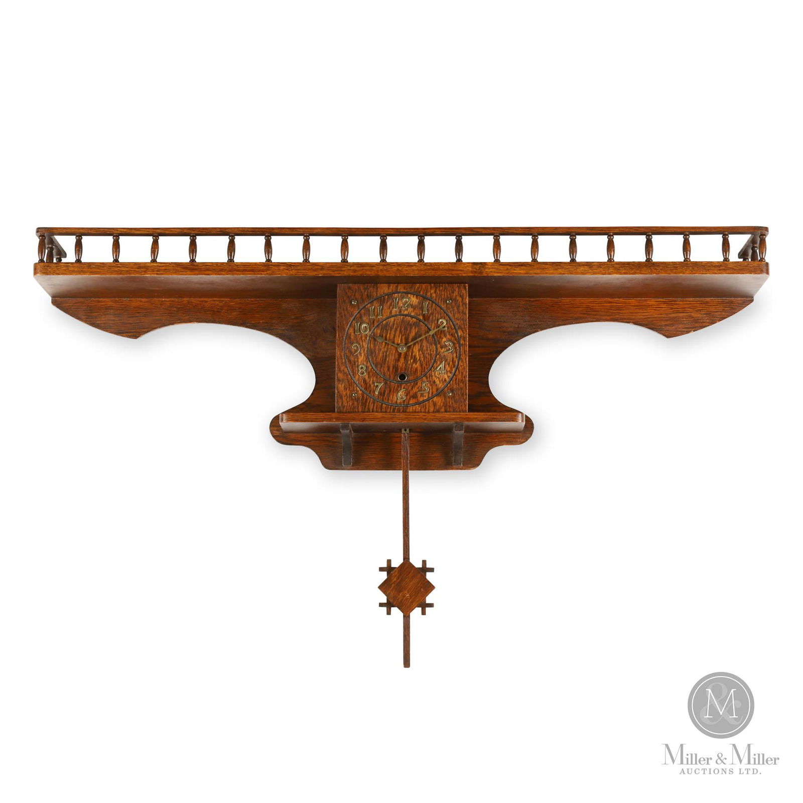 Pequegnat Woodstock Wall Shelf Clock (1 of 11)