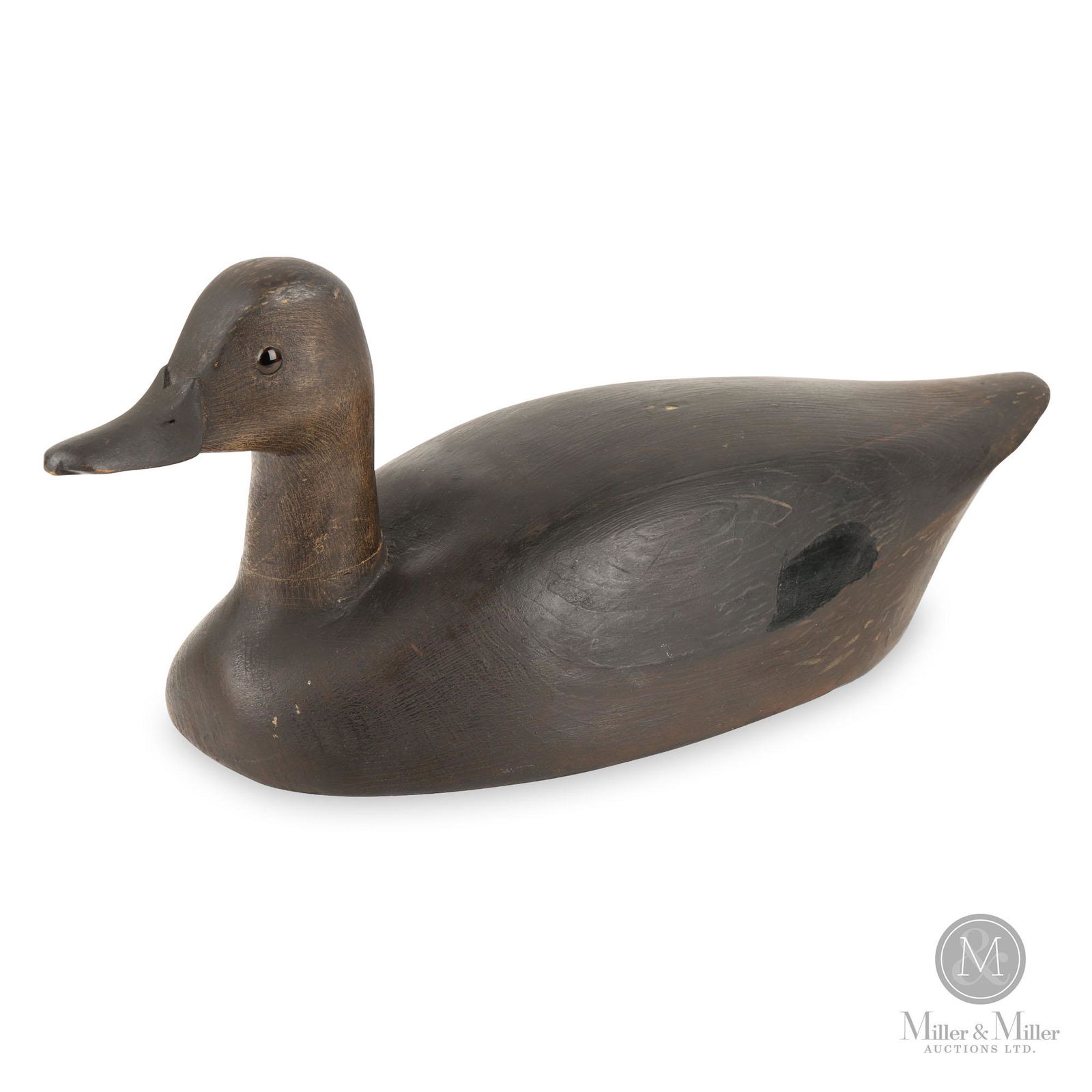 Billy Ellis High Head Black Duck Decoy (1 of 7)