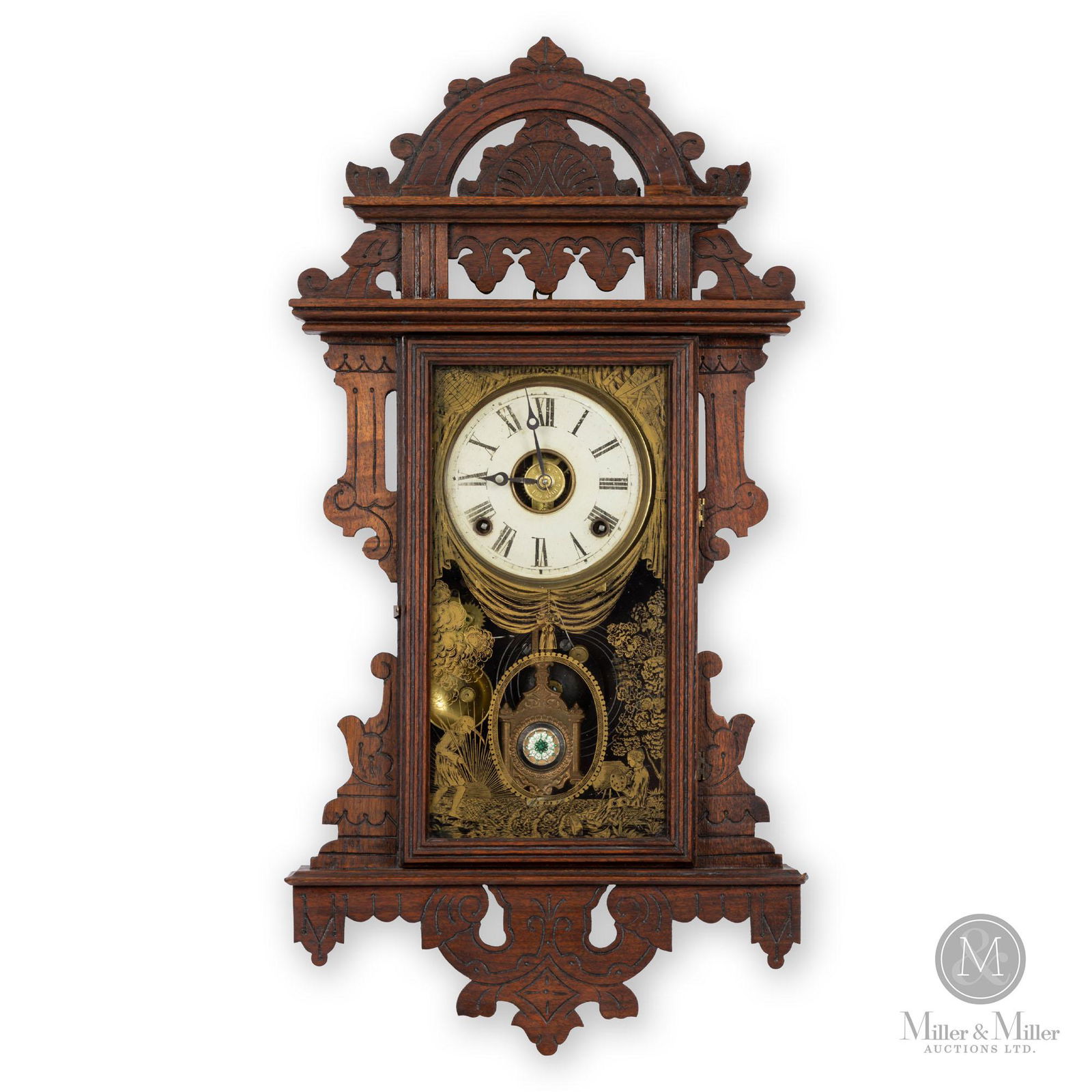 E.N. Welch Hanging Gingerbread Clock (1 of 7)