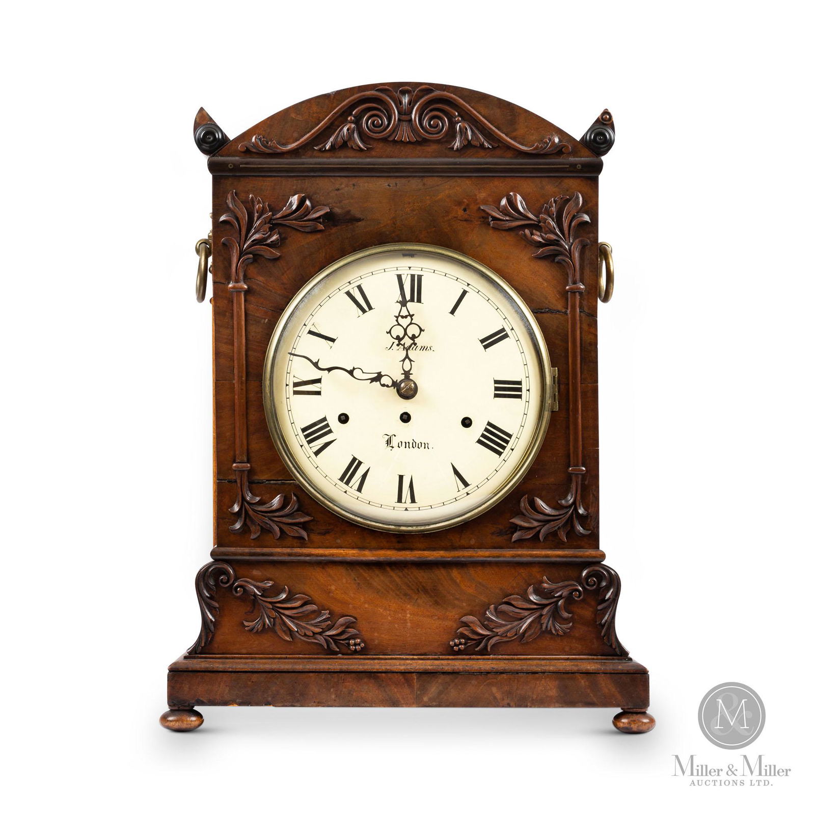 J. Adams, London Chiming Bracket Clock (1 of 10)