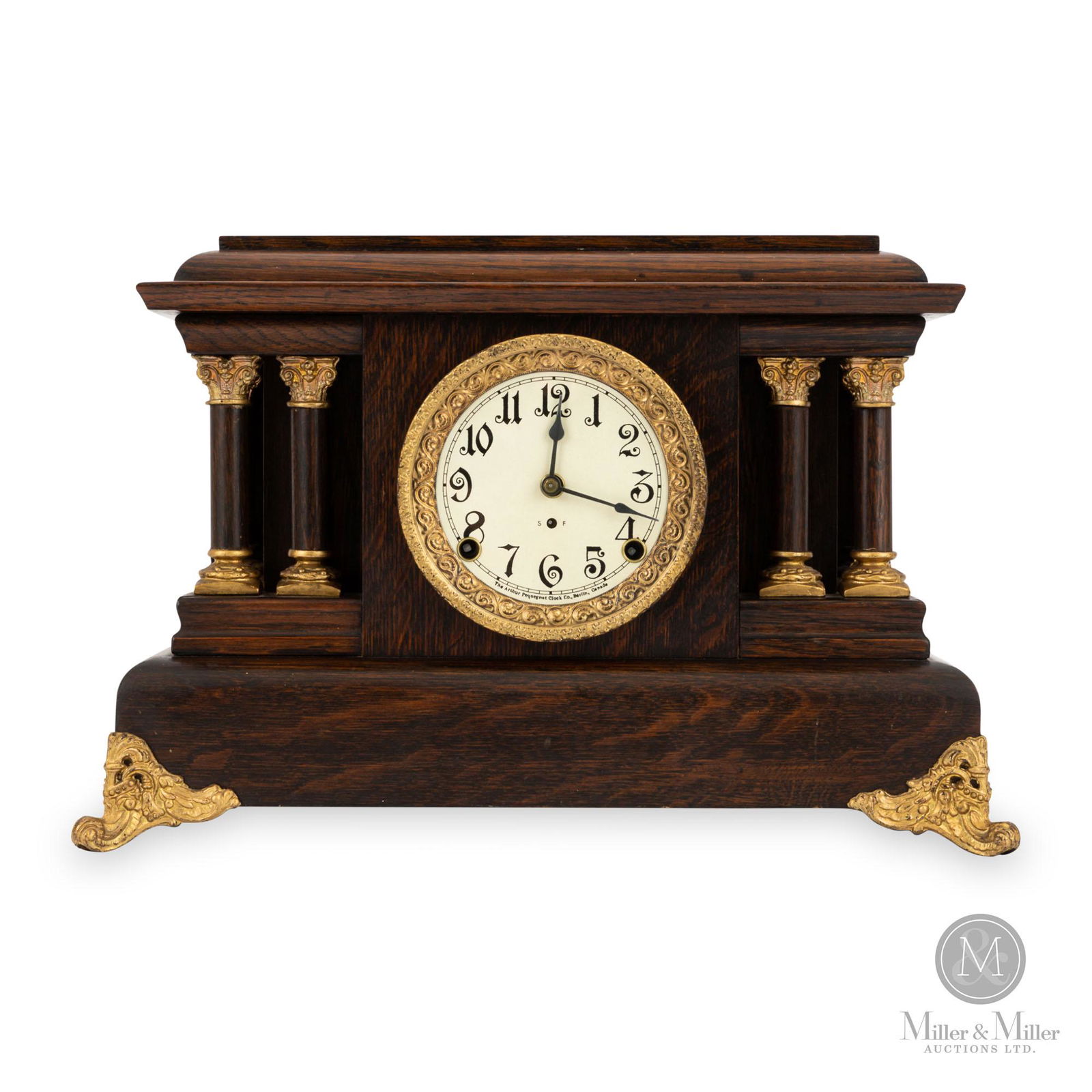 Pequegnat Grecian Shelf Clock (1 of 14)