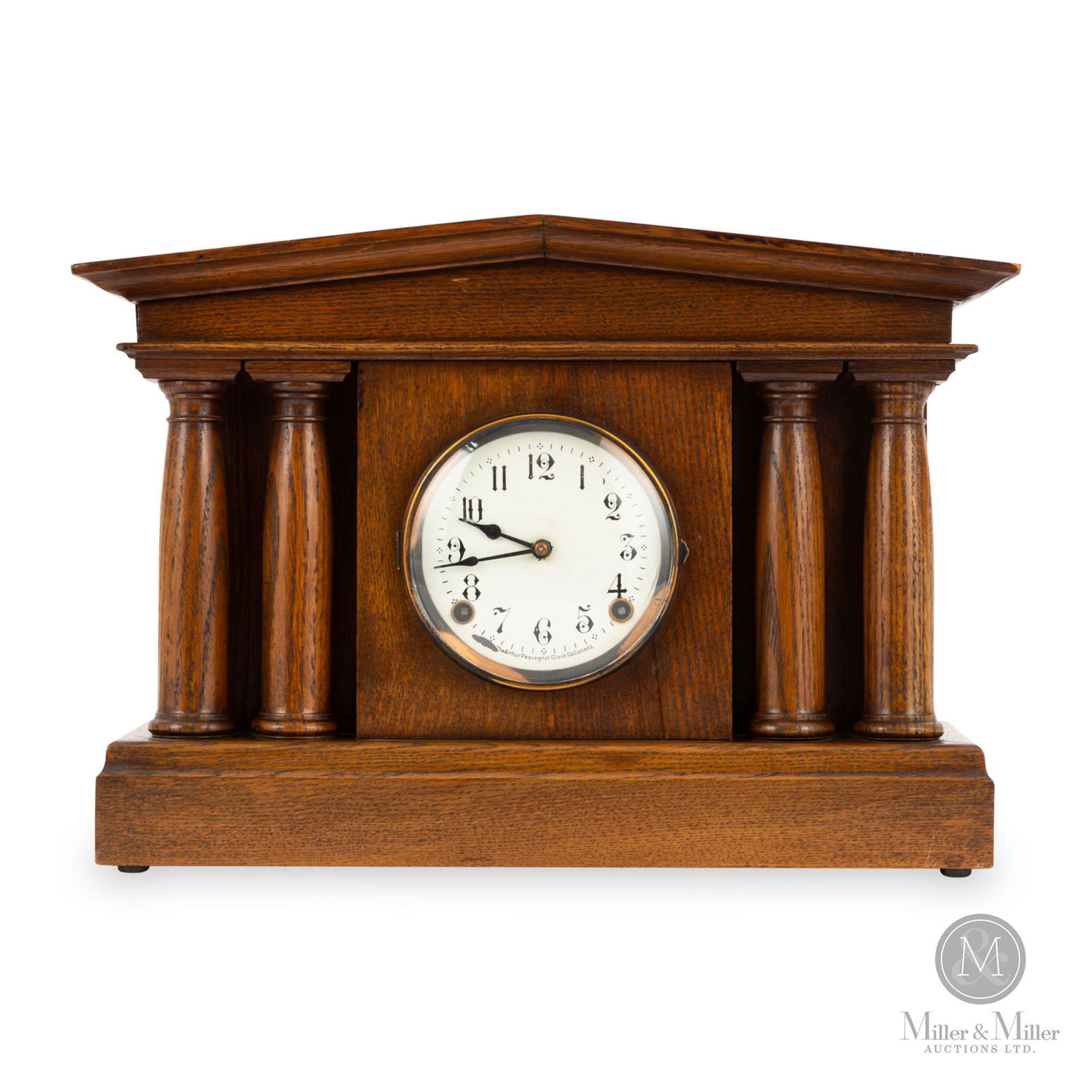 Pequegnat Pantheon Shelf Clock (1 of 11)