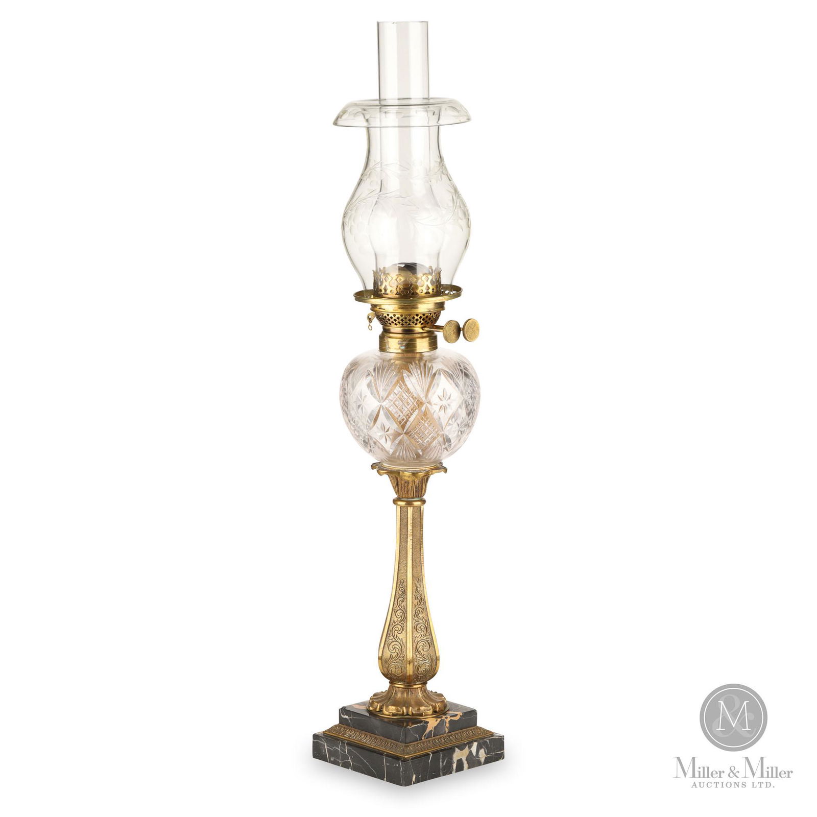 "Stars, Diamonds, & Fans" Oil Lamp (1 of 14)