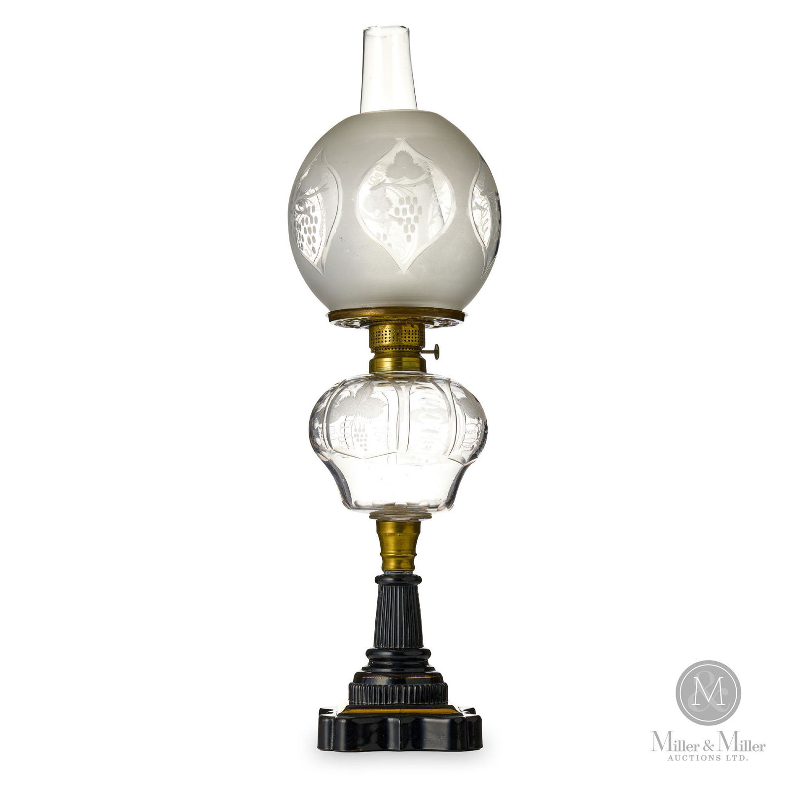 "Gothic Arch" Composite Kerosene Stand Lamp (1 of 9)