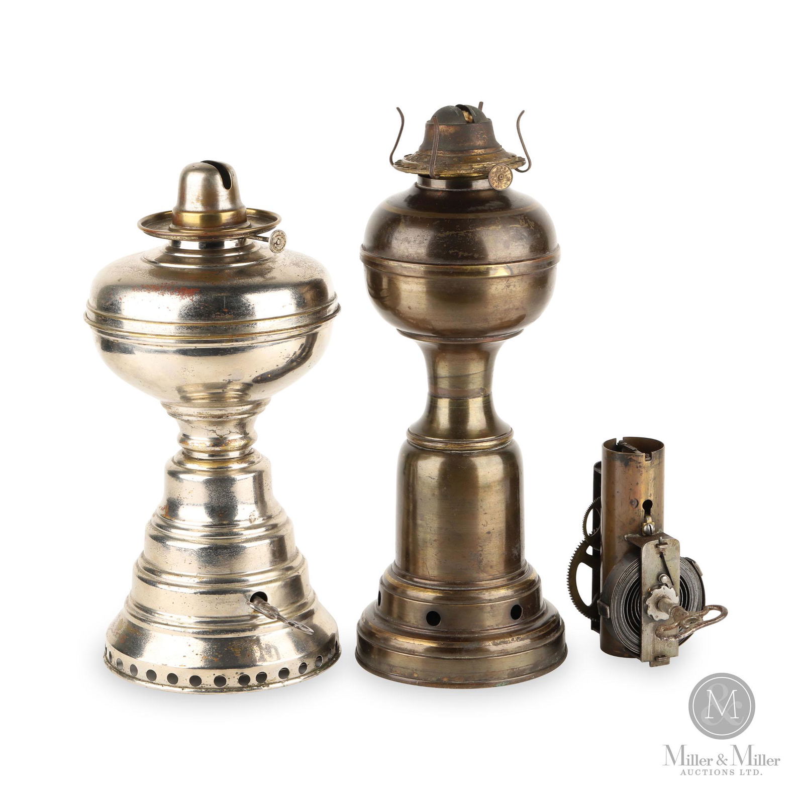 Wanzer & Brown Mechanical Clockwork Lamps & Movement (1 of 12)