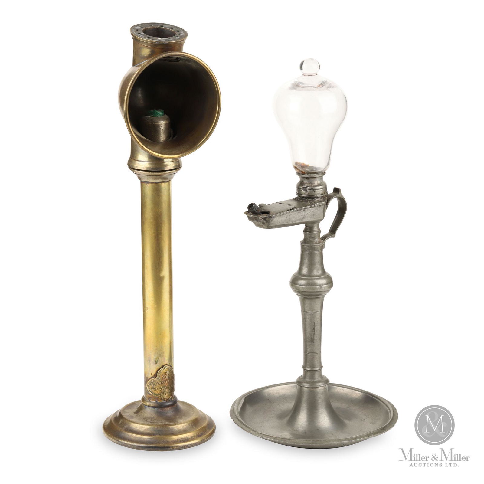Cardan Time Indicator & Candle Reading Lamps (1 of 9)