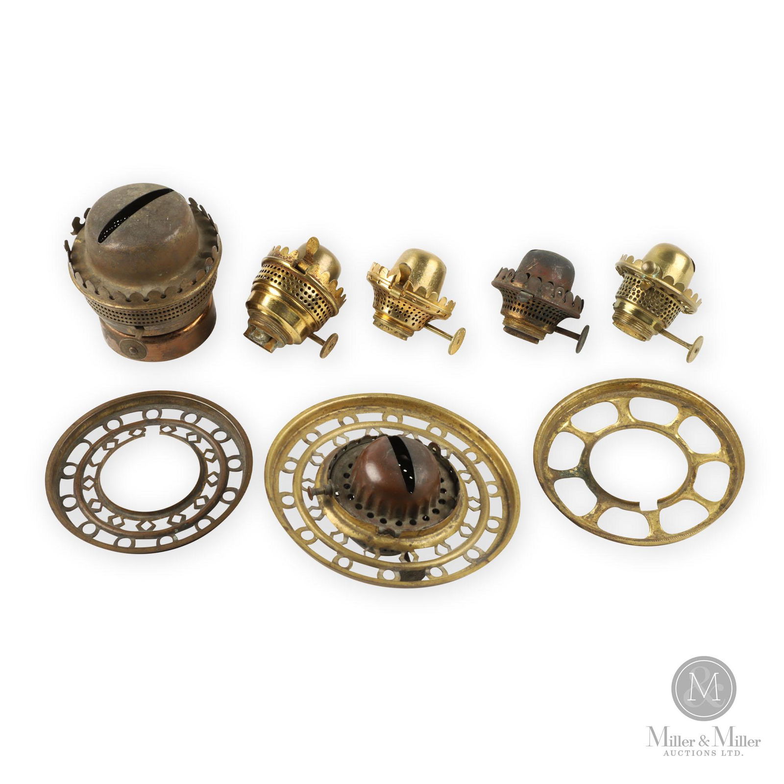 Oil Lamp Burners & Shade Rings (1 of 5)