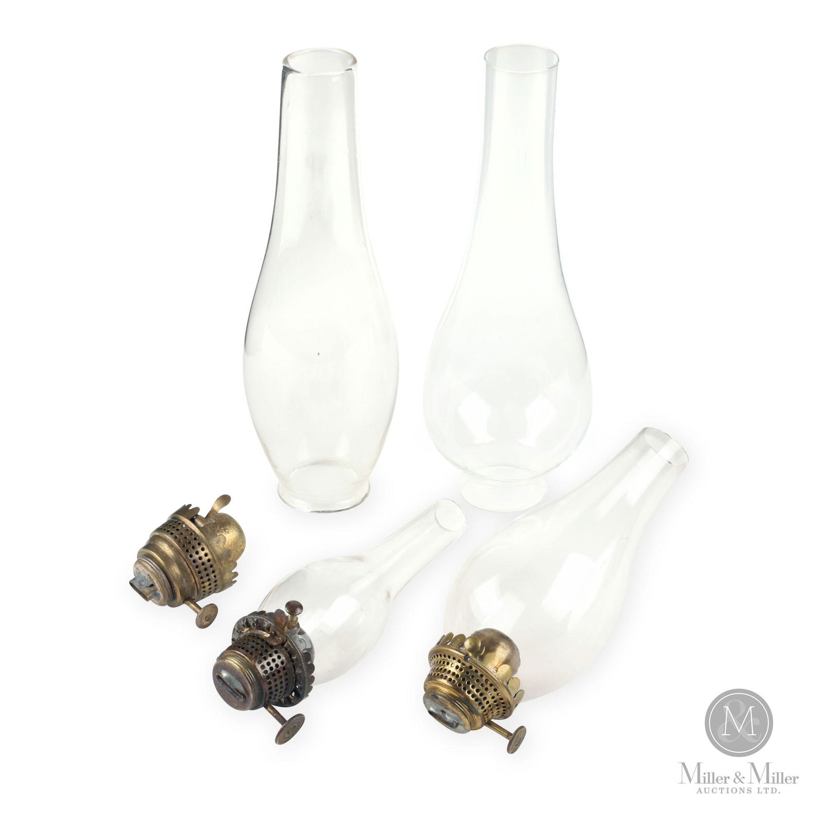 Oil Lamp Burners & Chimneys (1 of 6)