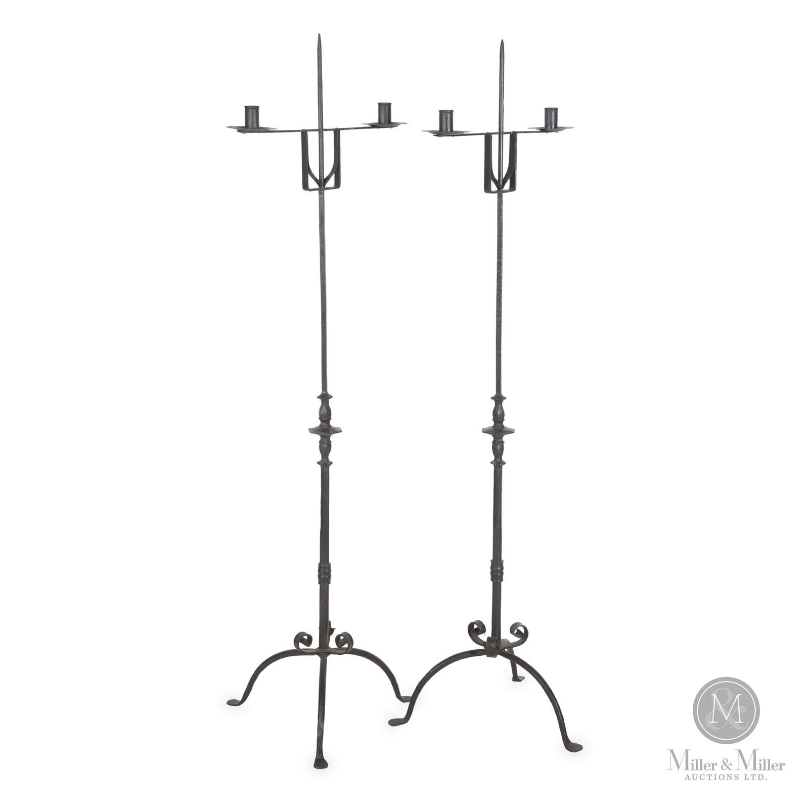 Wrought Iron Candle Stands / Chandeliers ForgÃ©s (1 of 6)