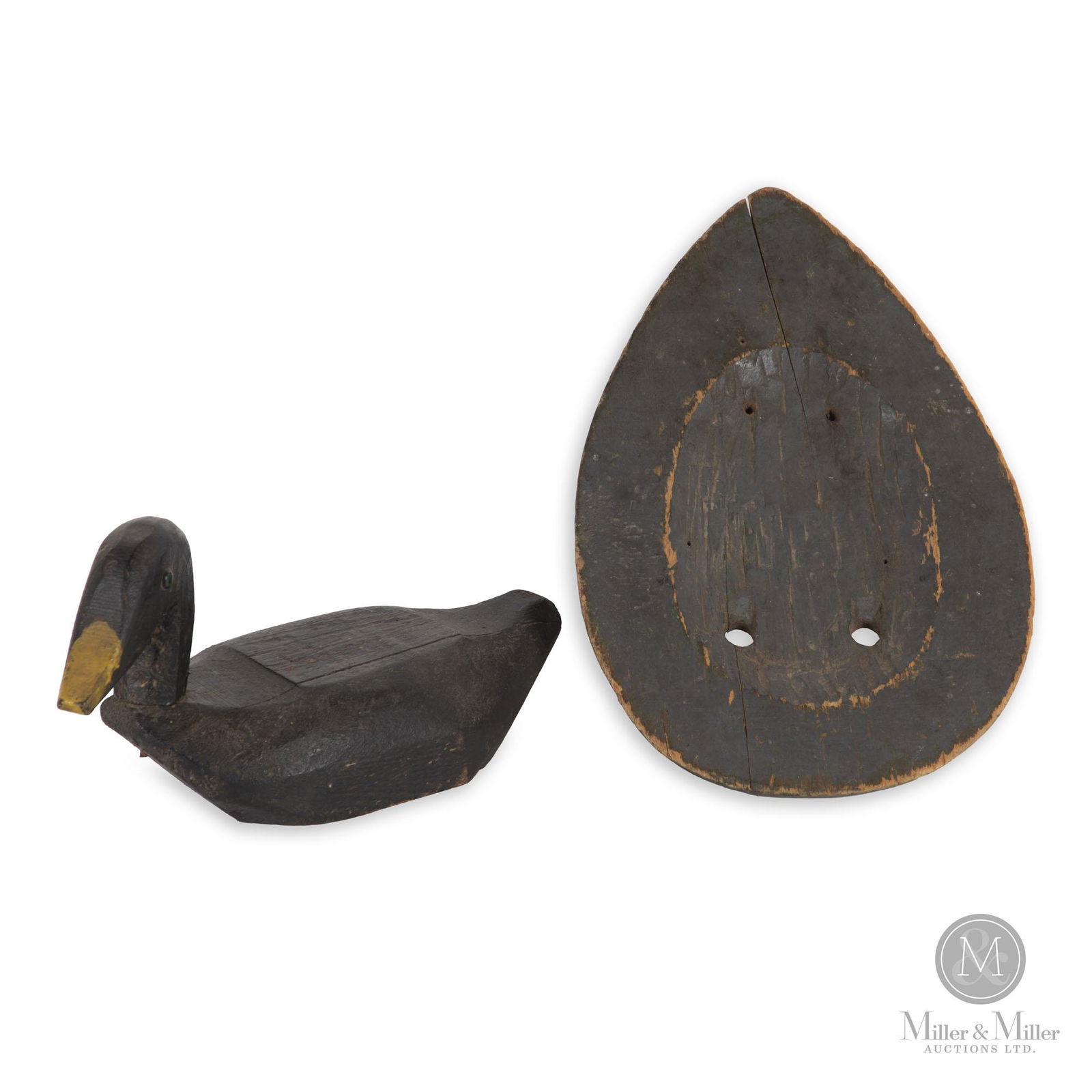 Decoy Float and Black Duck / Flotteur et Appelant (1 of 5)