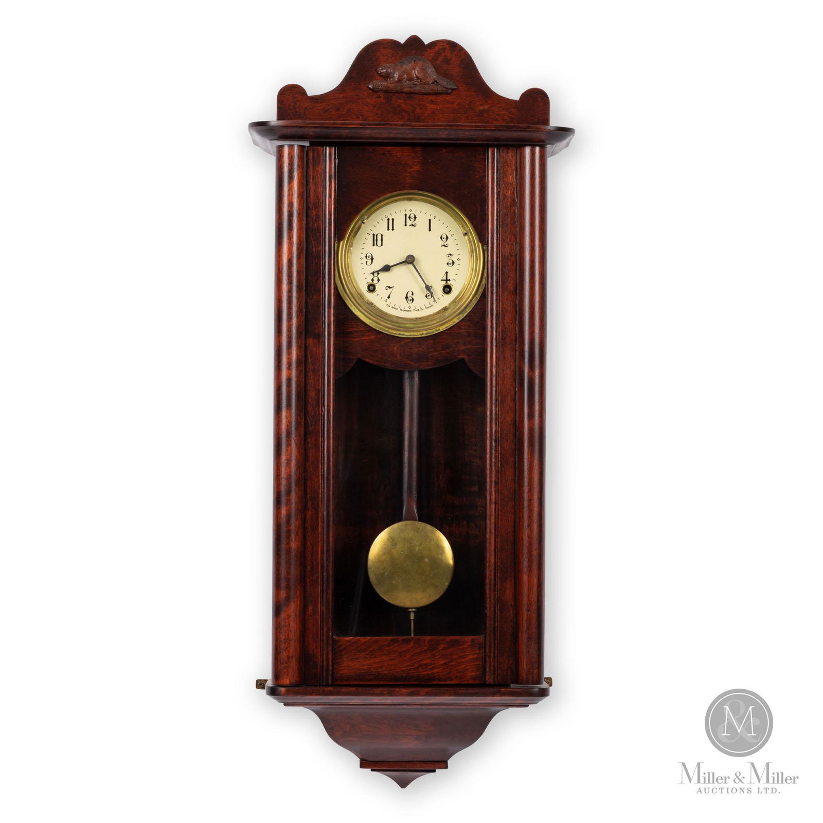 Pequegnat Beaver 2nd Issue Wall Clock (1 of 8)