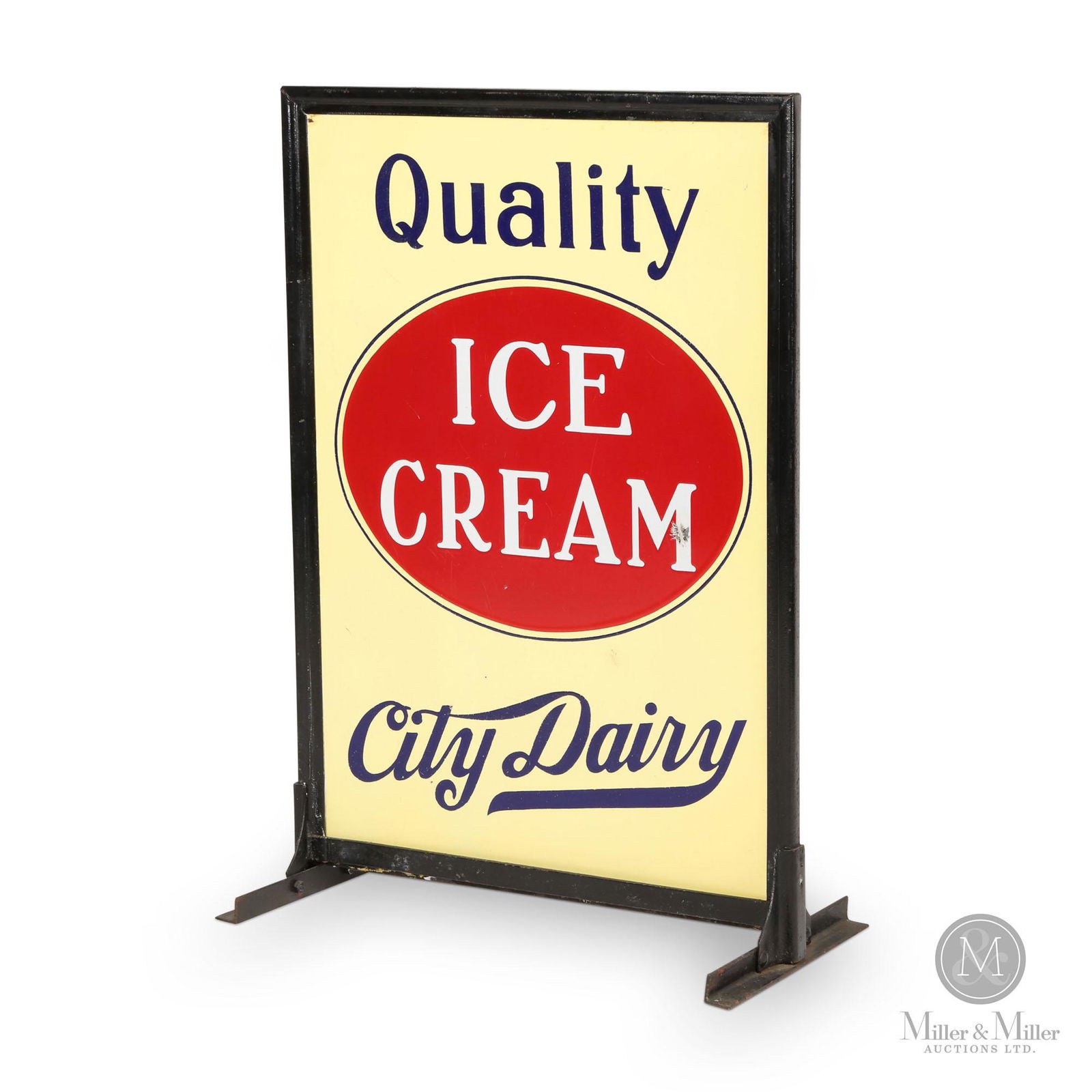 City Dairy Ice Cream, Toronto Curb Sign Auction