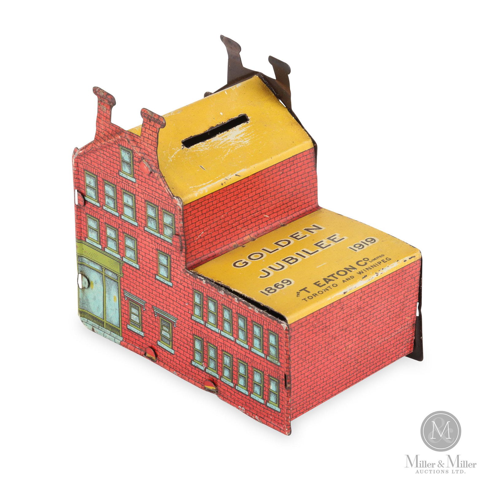 T. Eaton Co. Golden Jubilee Coin Bank (1 of 7)