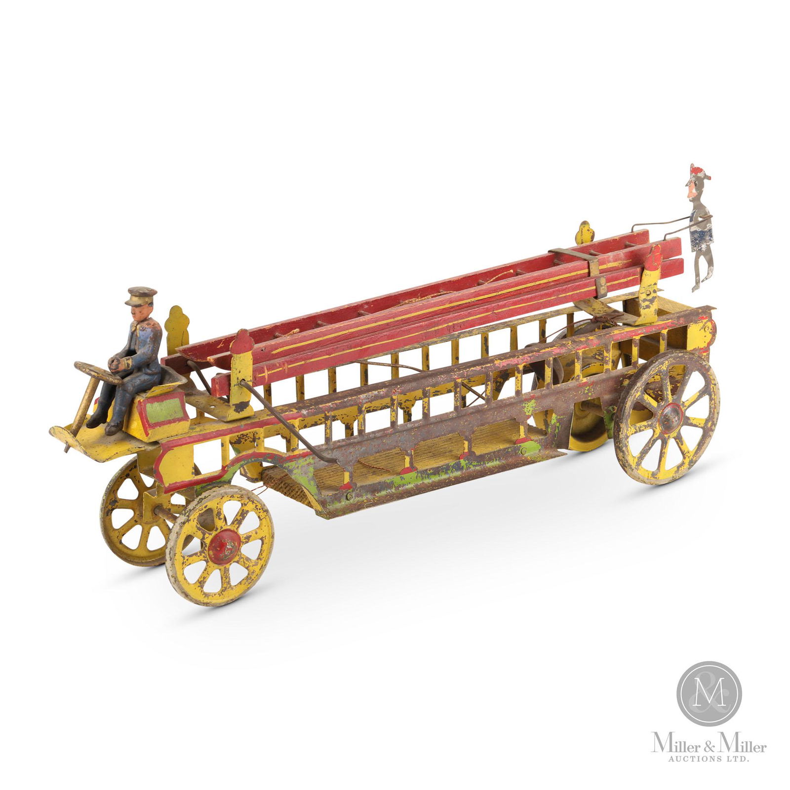 American Friction Wheel Fire Ladder Truck (1 of 9)