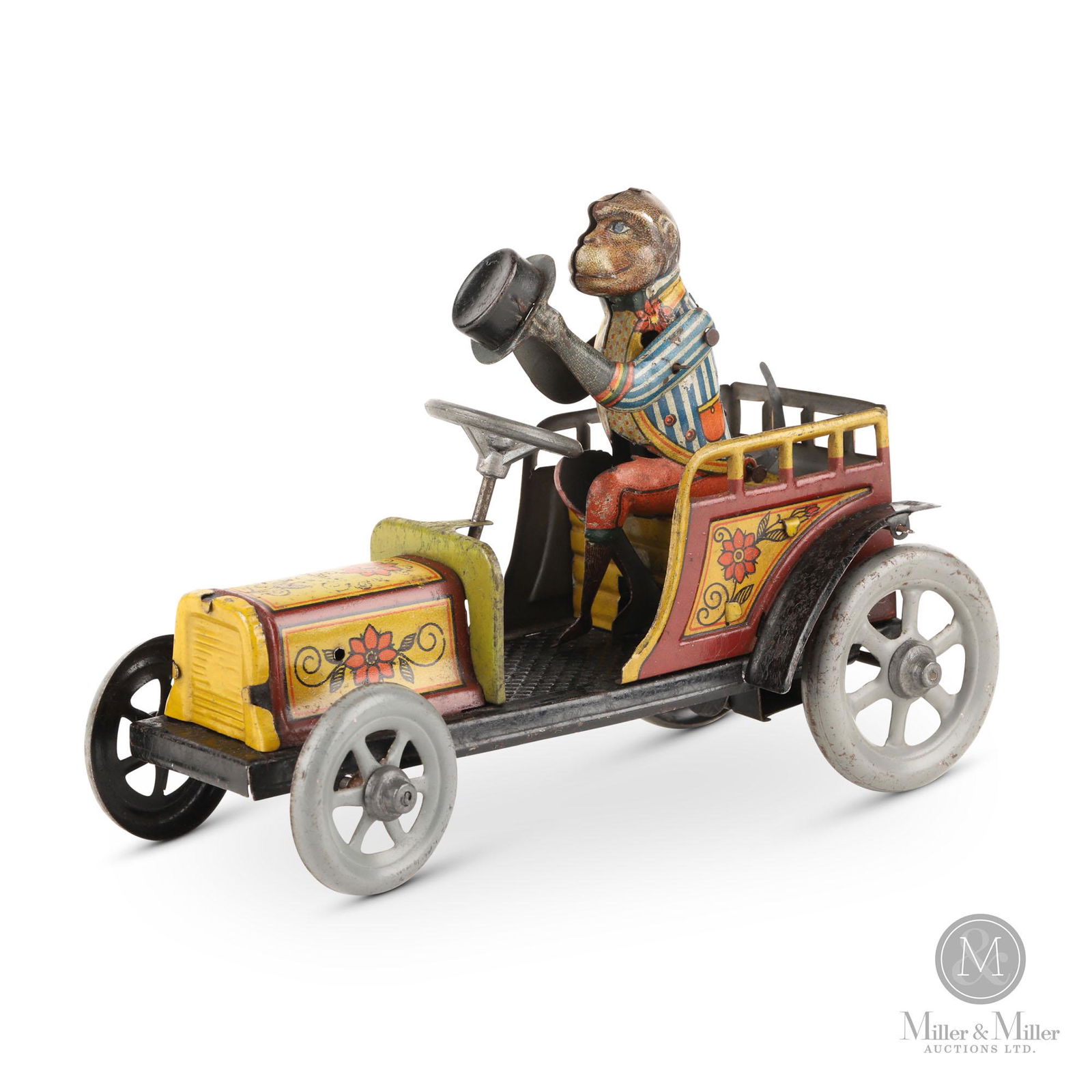 Distler Monkey with Top Hat in Car (1 of 9)