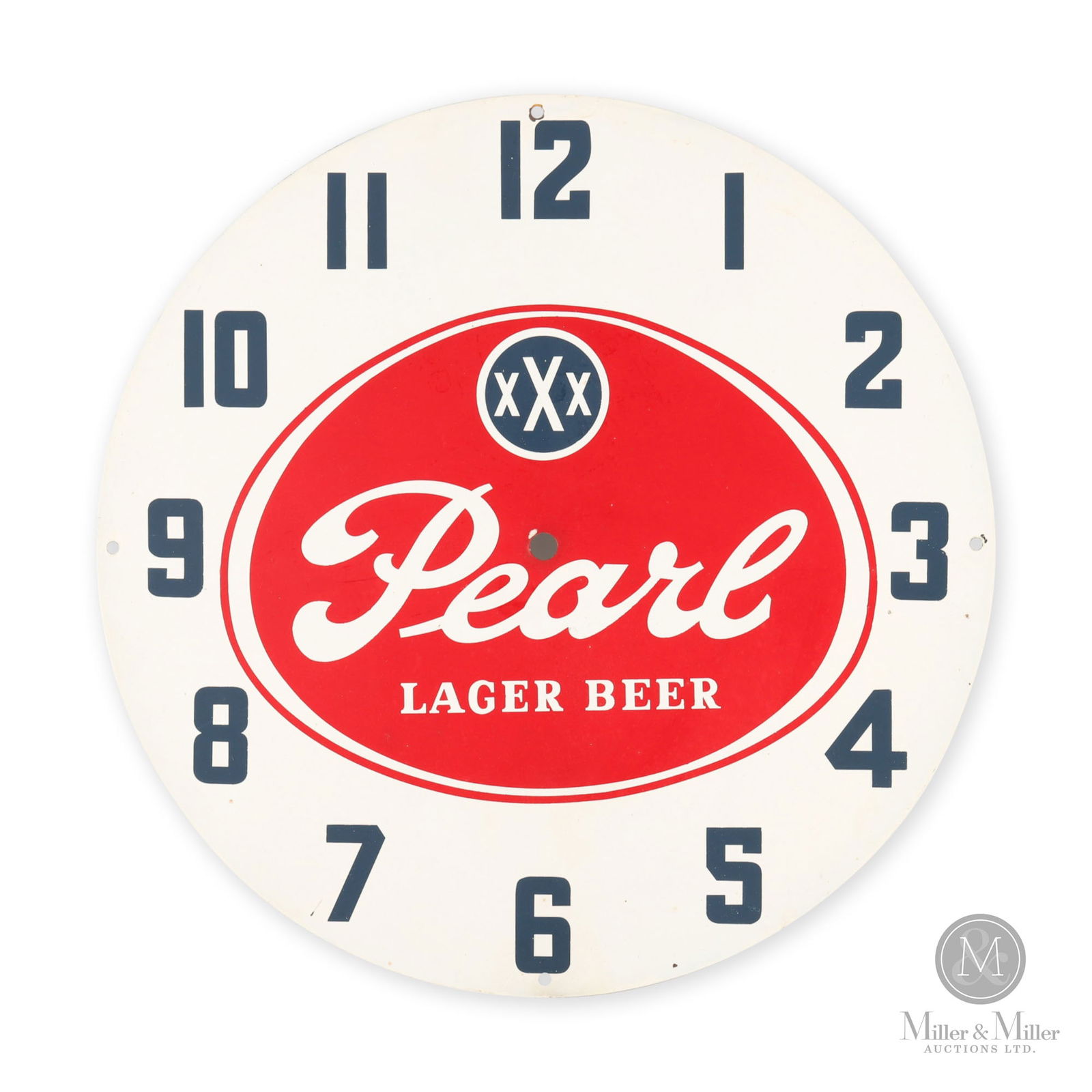 Pearl Lager Beer Neon Products Inc. Clock Dial (1 of 4)