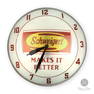 Schweigert Meats "Double Bubble" Lighted Clock