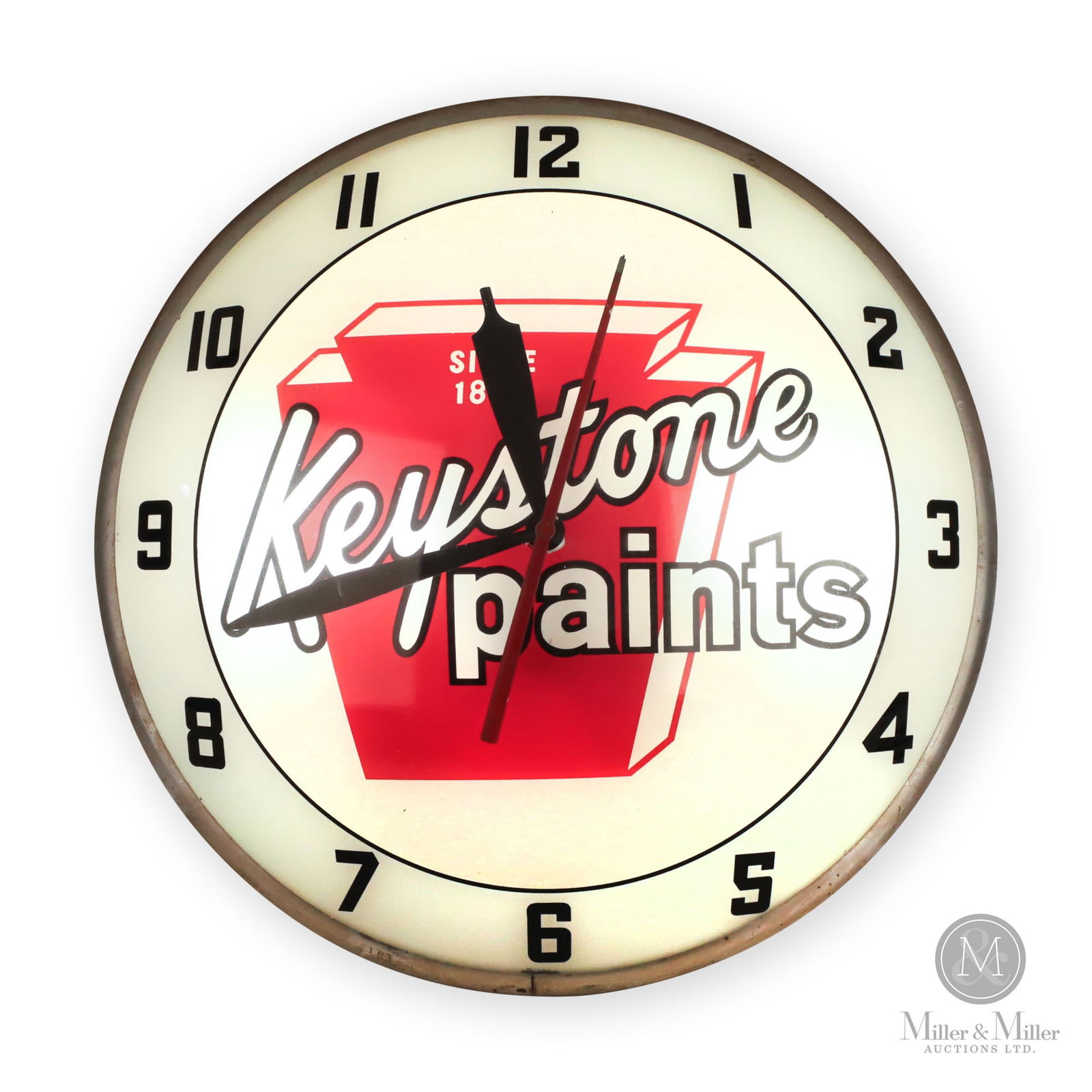 Keystone Paints "Double Bubble" Lighted Clock (1 of 8)