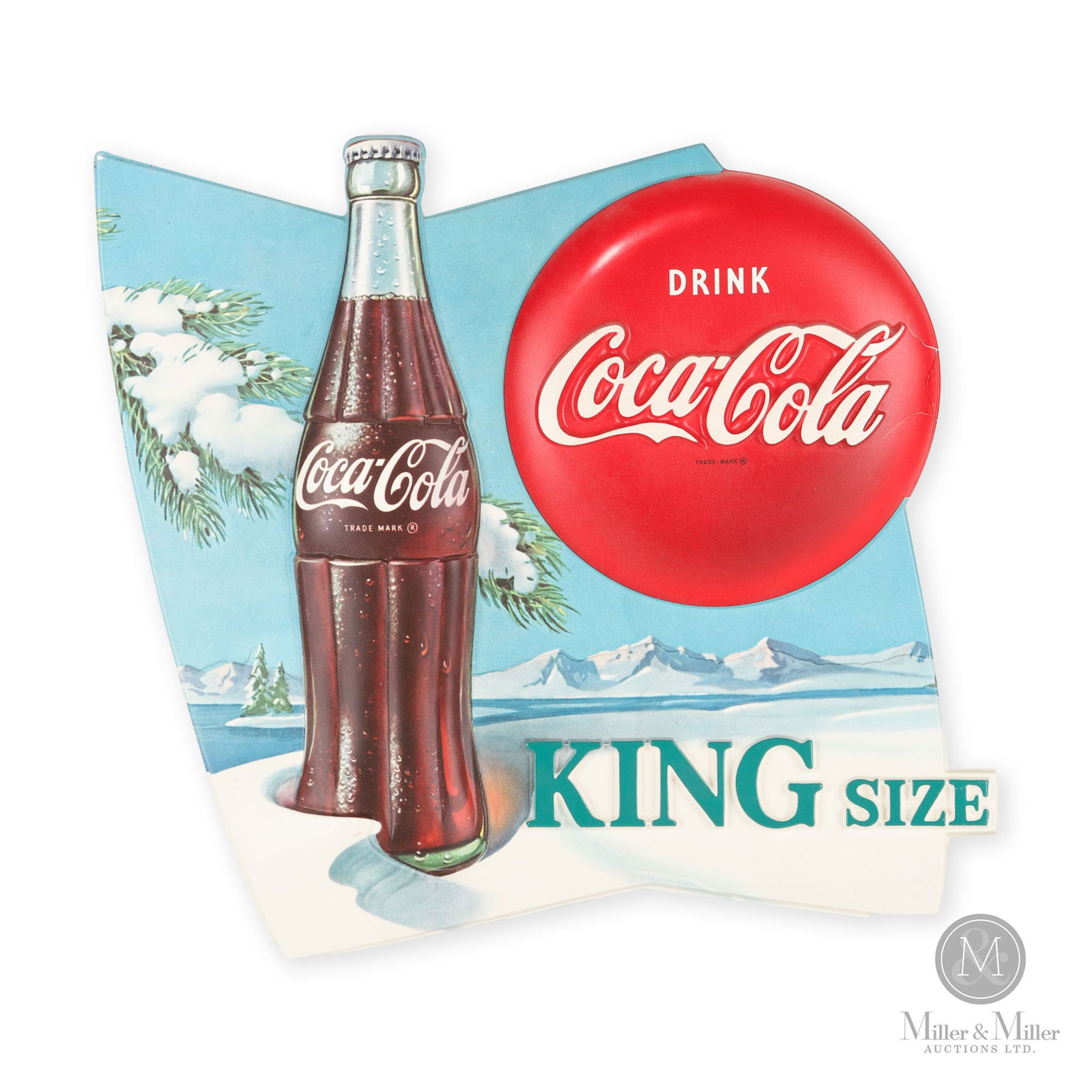 Coca-Cola Vacuform Plastic Sign (1 of 6)