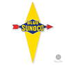 Blue Sunoco Gasoline Pump Sign